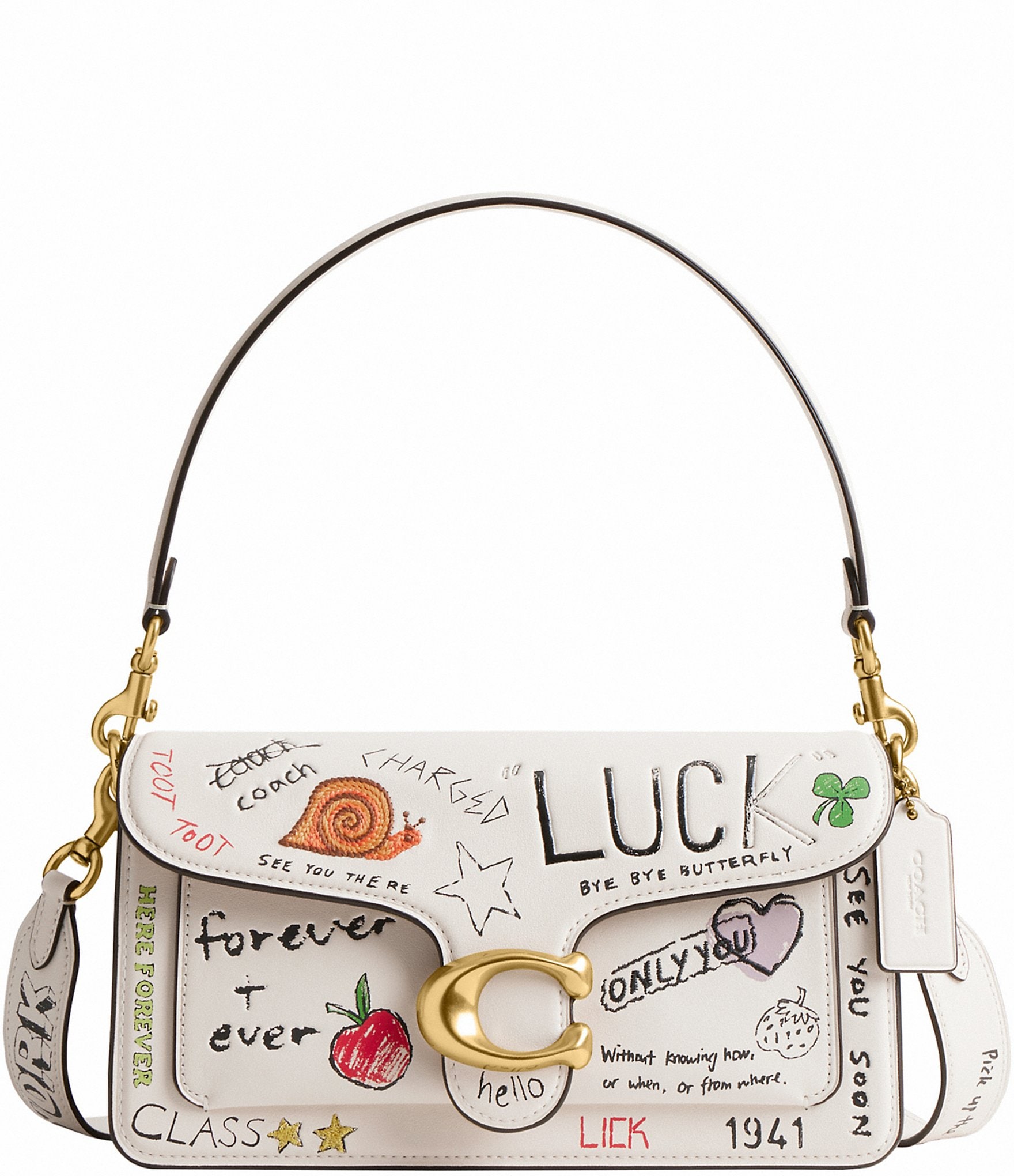 【COACH】SKETCH PRINT MILA SMALL FLAP COACH® | Mila Small Flap Wallet With Floral Print
