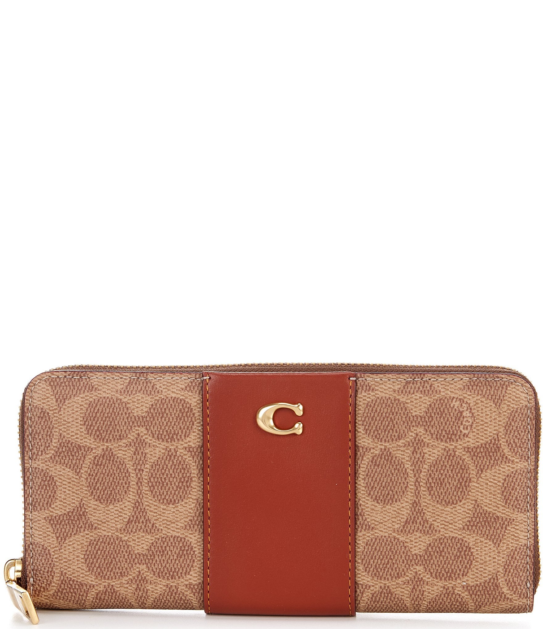 Coach Outlet Accordion Wallet In Signature Leather