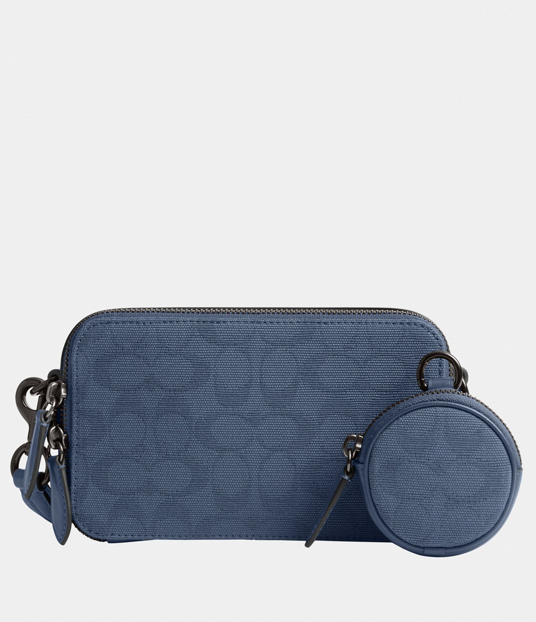 Coach top purse midnight blue