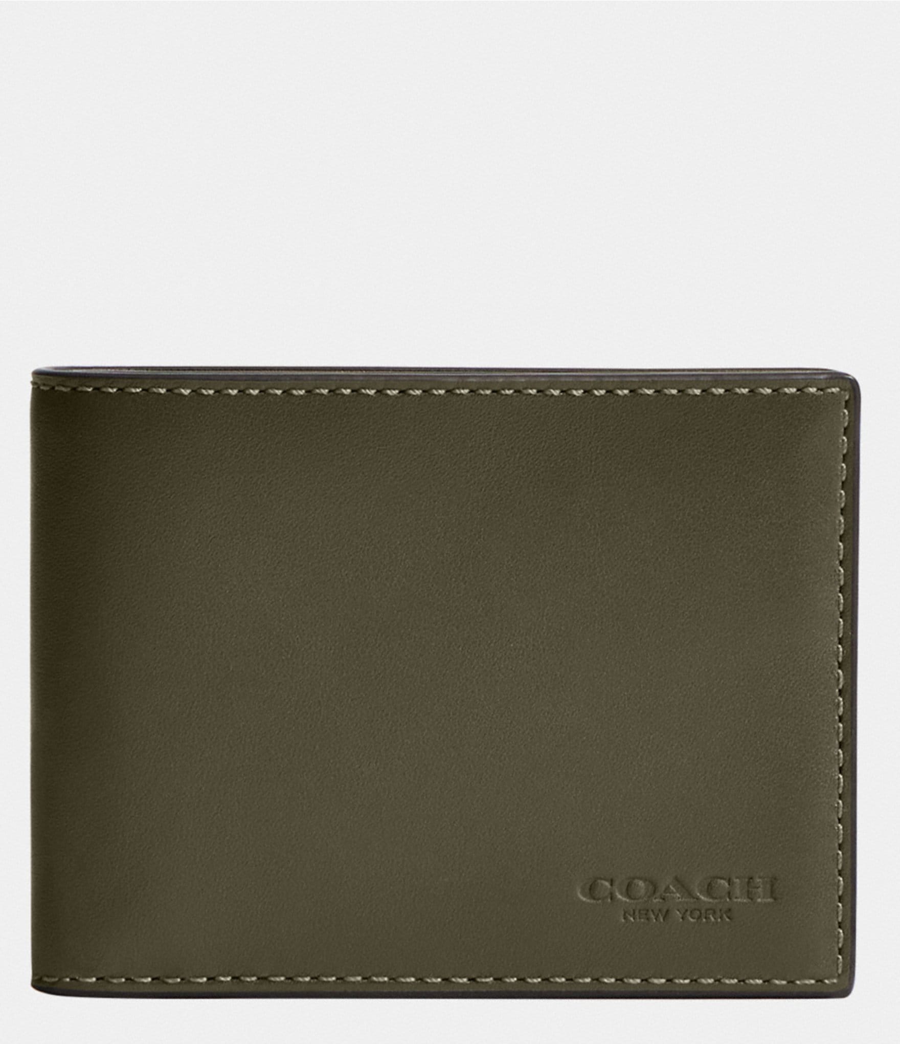 COACH Slim Leather Billfold Wallet