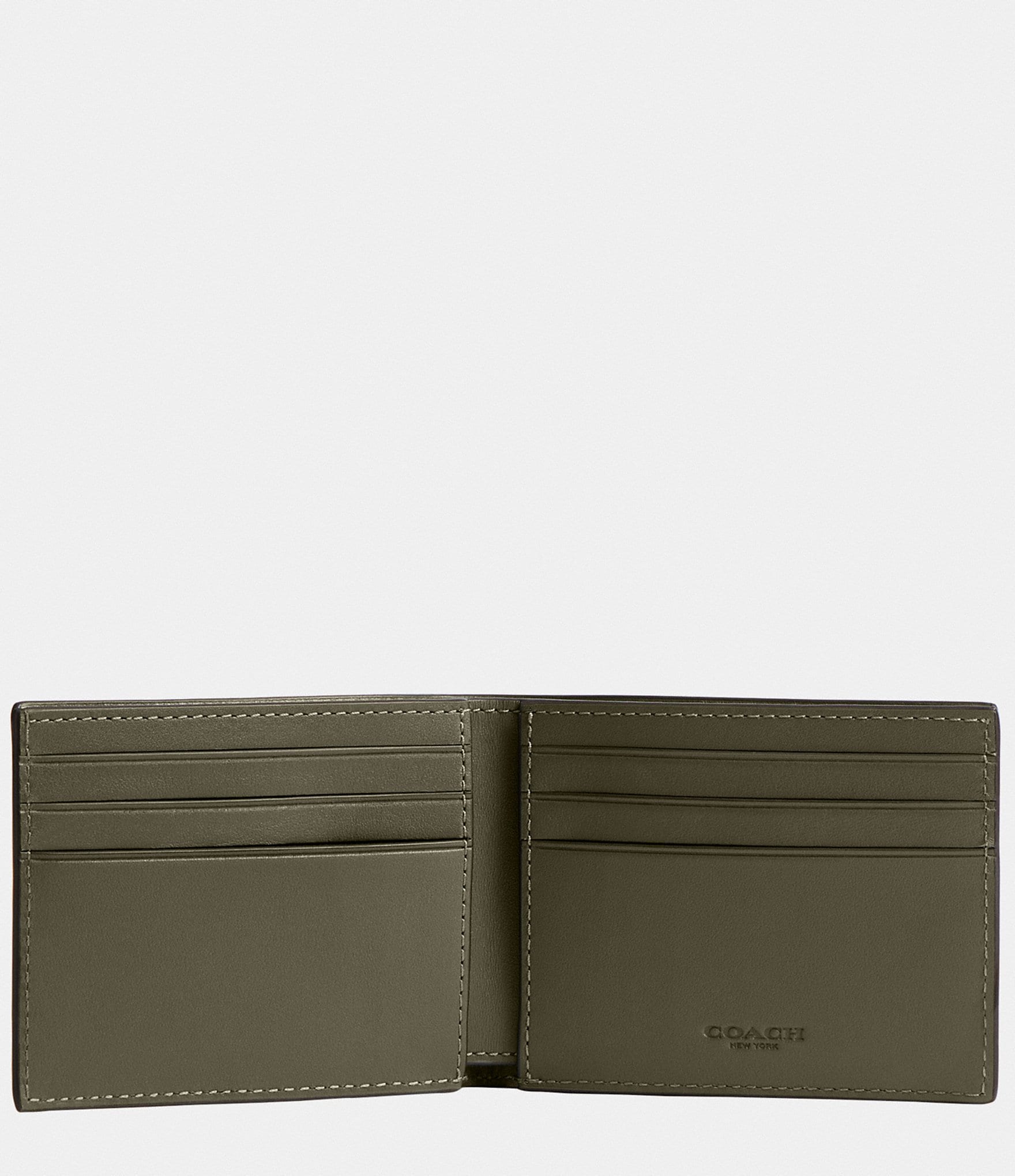 COACH Slim Leather Billfold Wallet