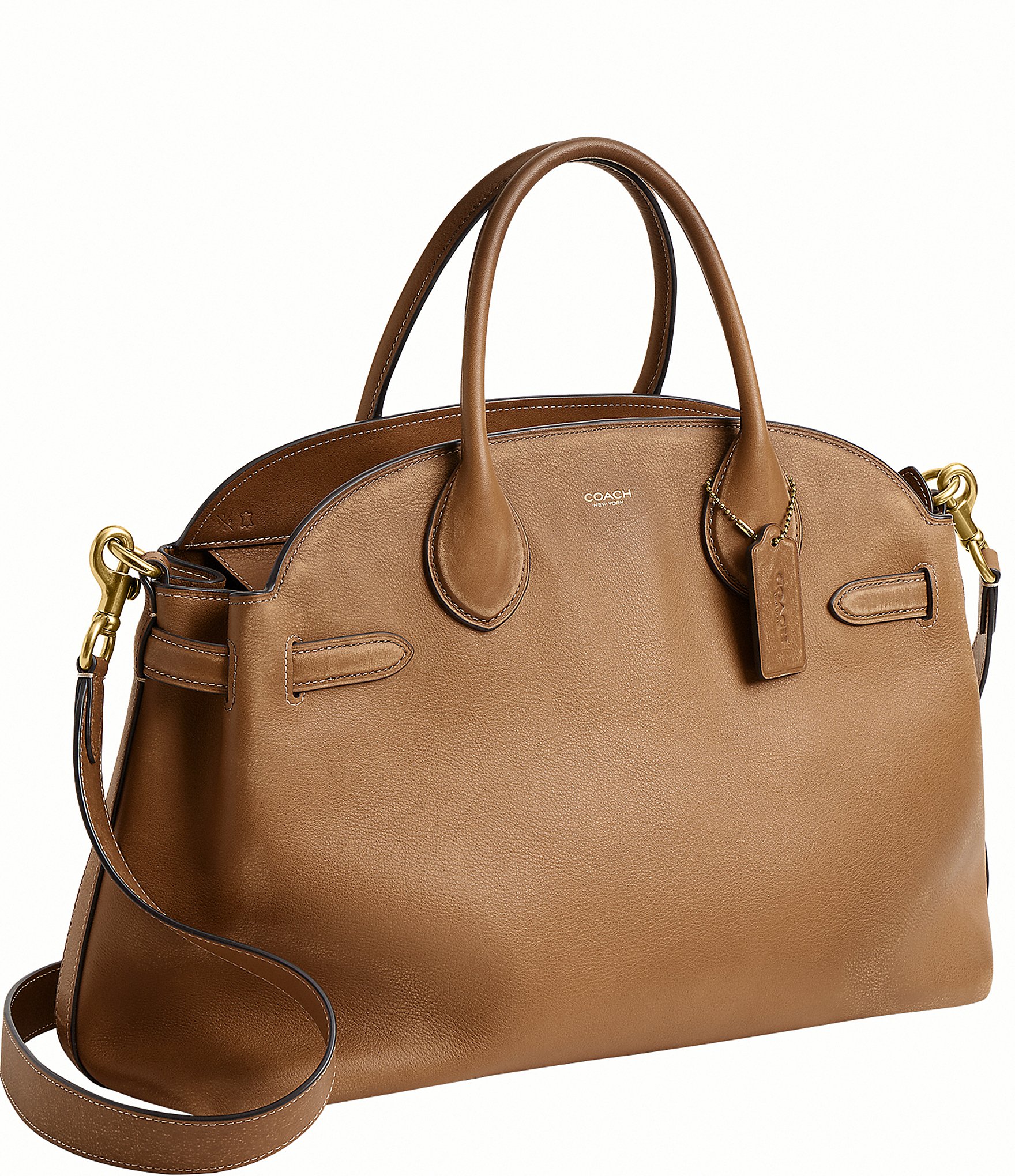 COACH Soft Empire 40 Loved Leather Carryall Bag