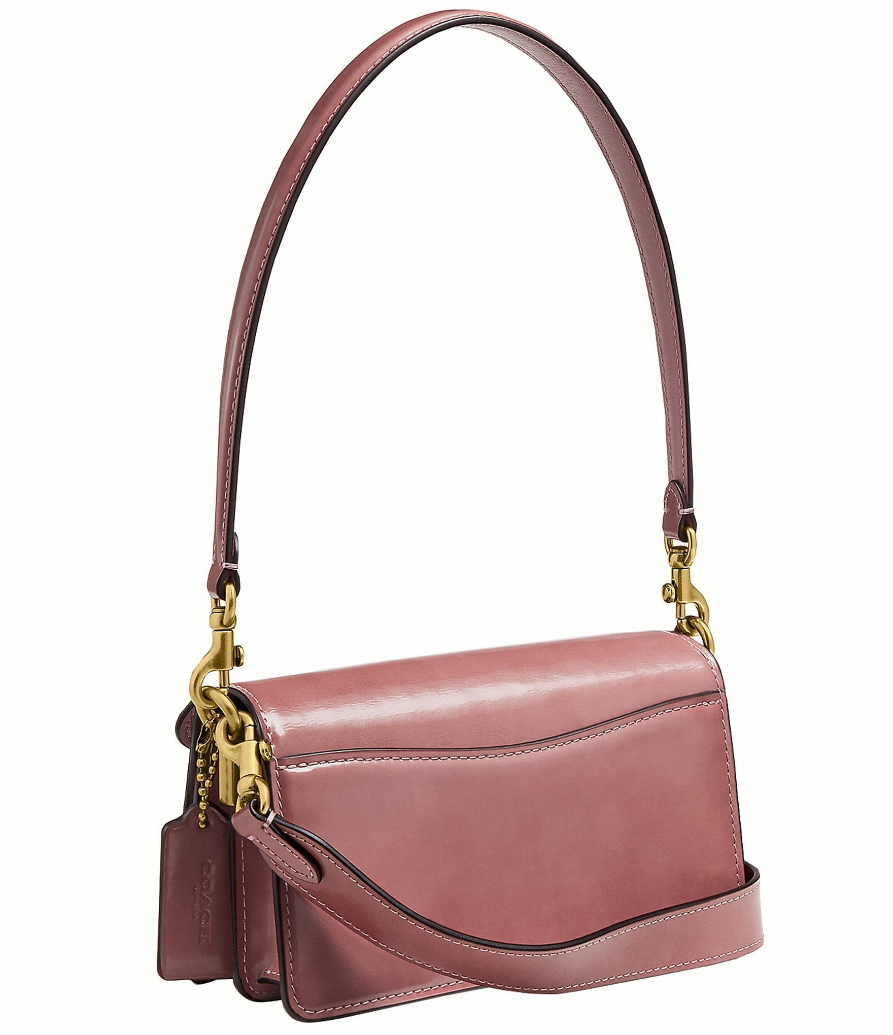 COACH Spazzolato Leather Tabby 20 Bag