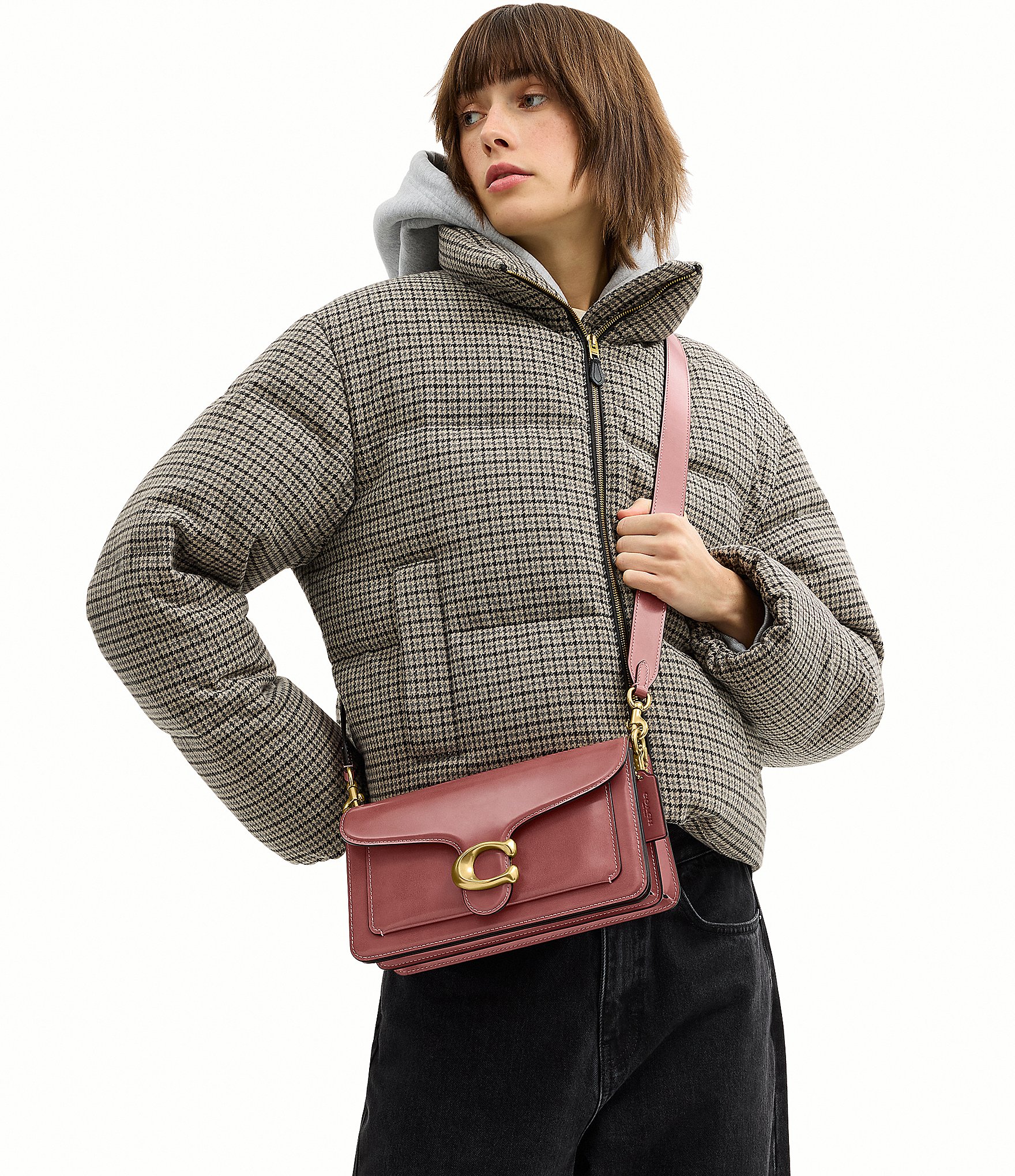 COACH Spazzolato Tabby Shoulder Bag 26