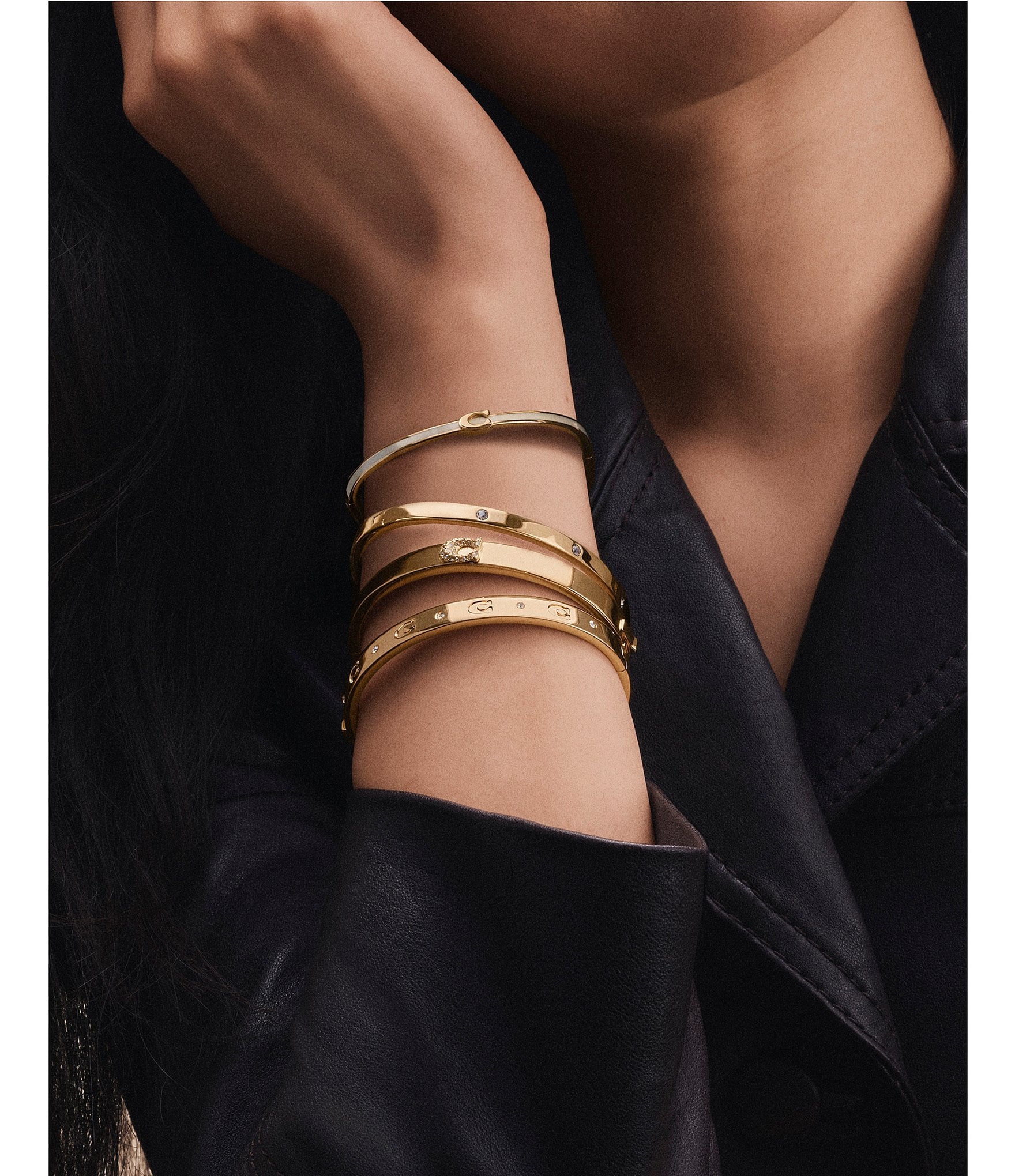 COACH Stone Bangle Bracelet