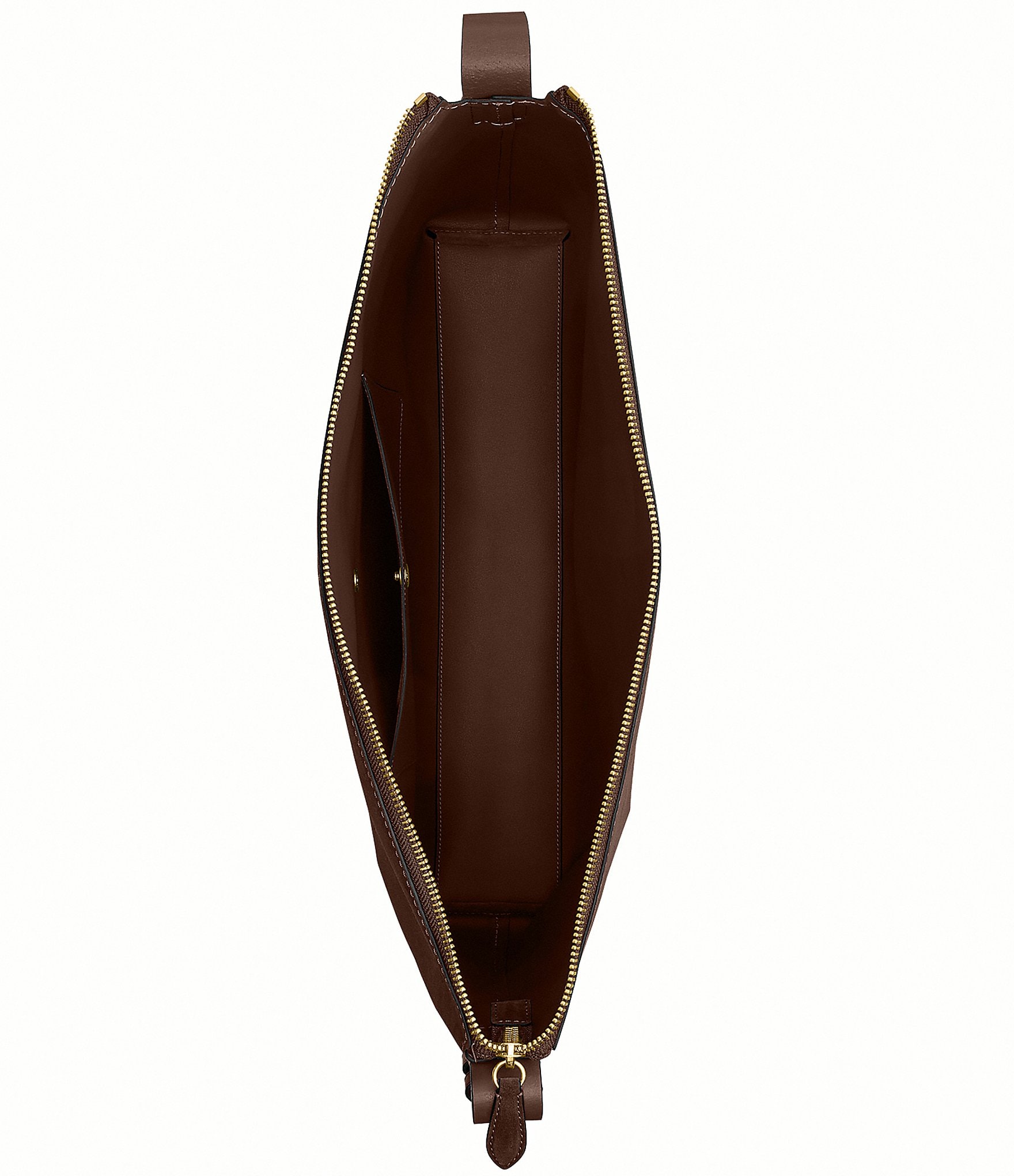 COACH Suede Mott Slouchy Messenger Bag
