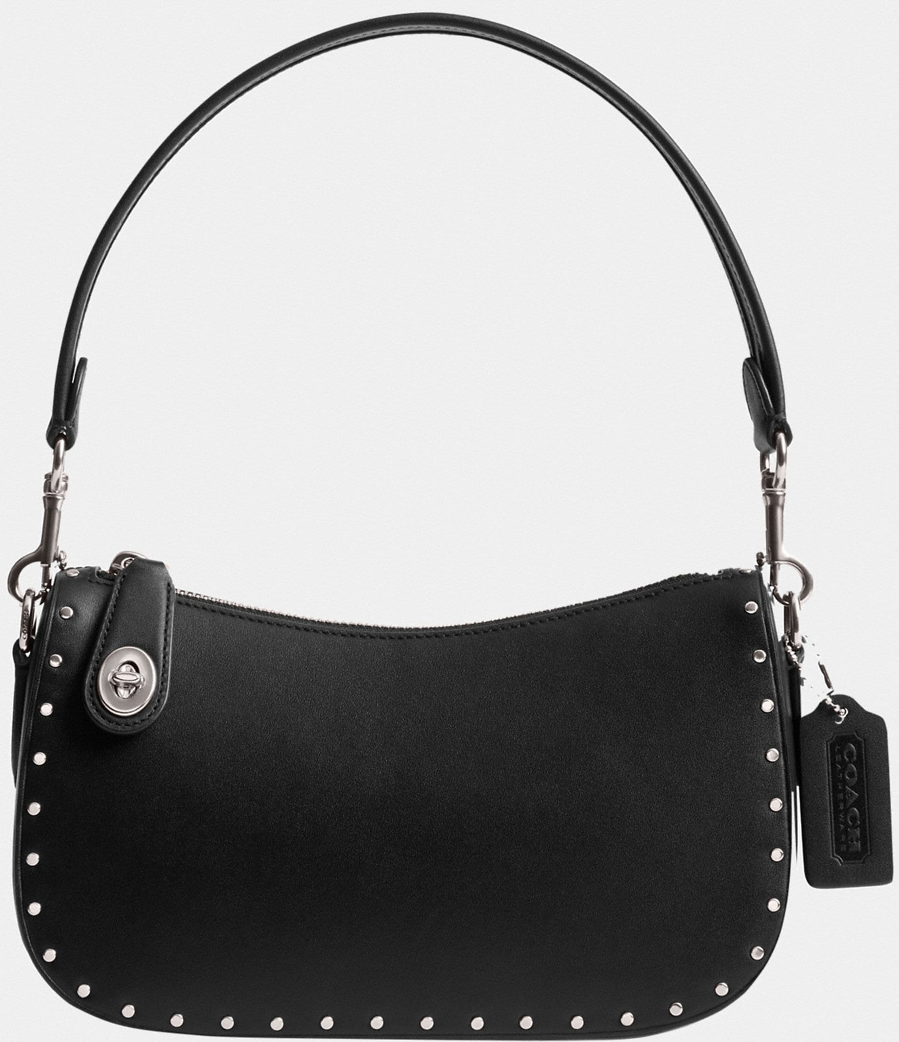 COACH Swinger With Rivets Shoulder Bag