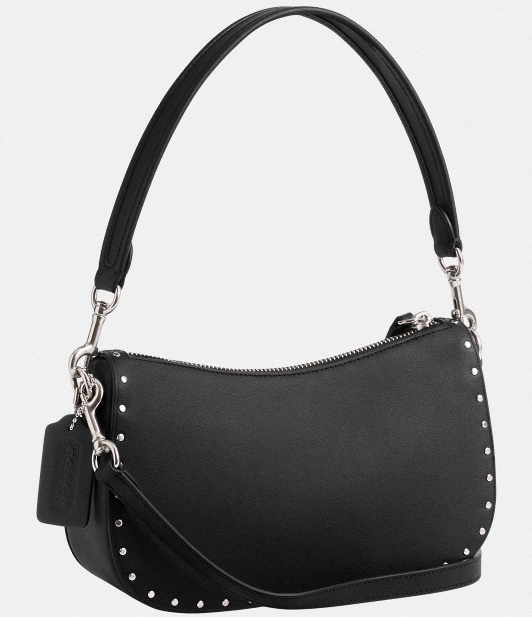 COACH Swinger With Rivets Shoulder Bag