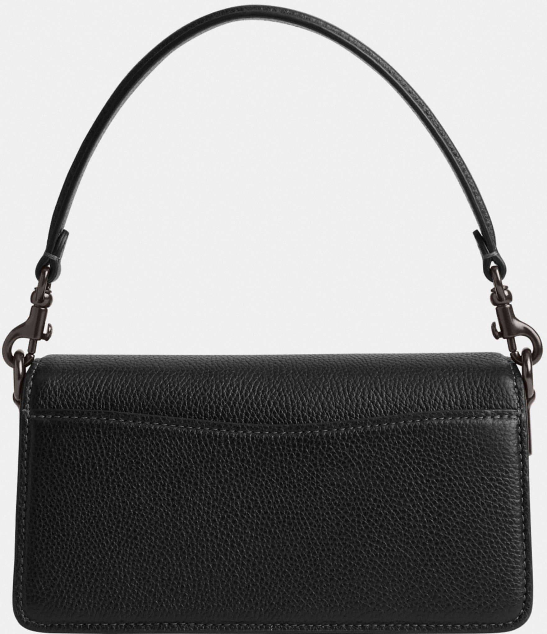 COACH Tabby 20 Solid Black Shoulder Bag