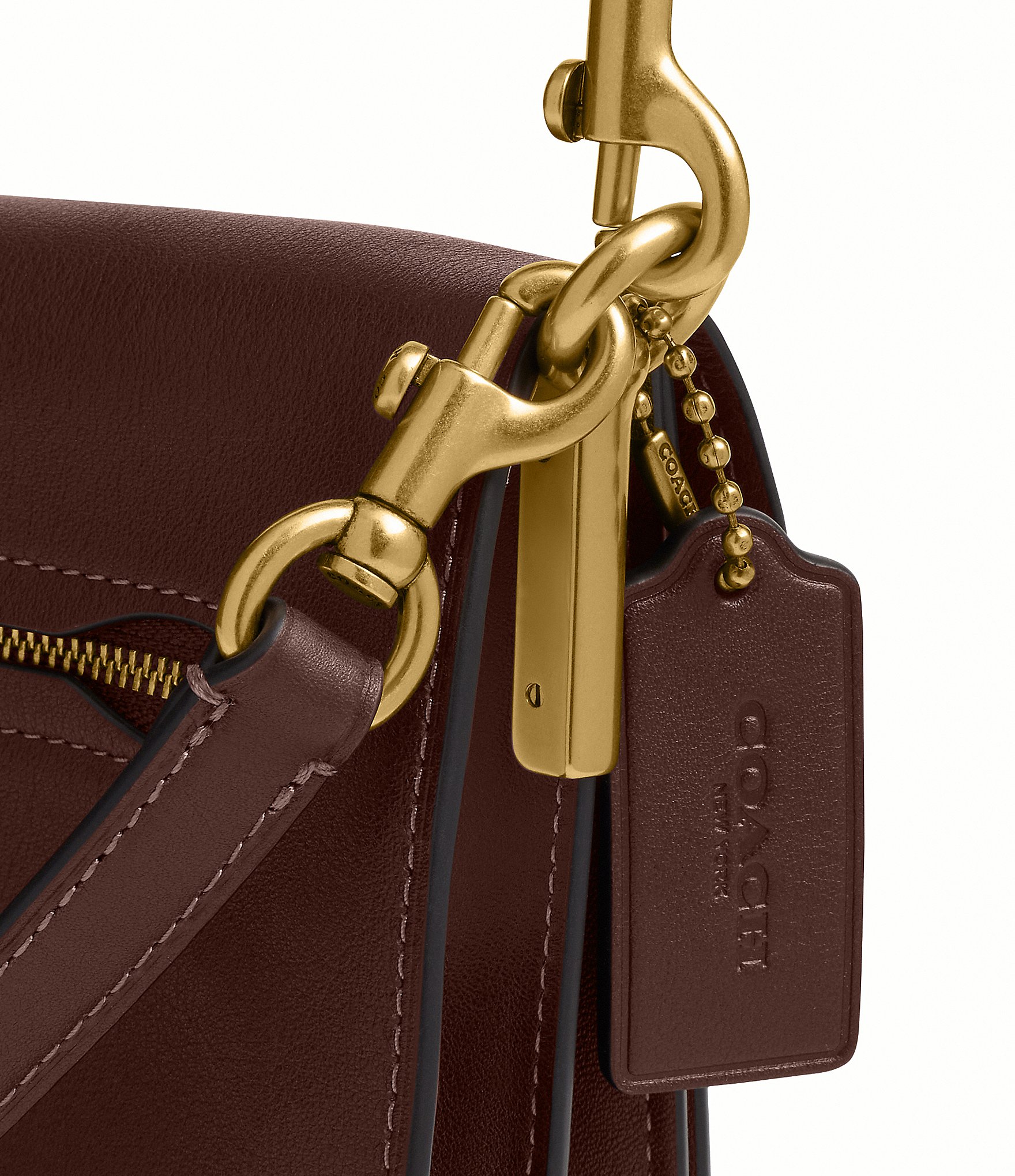 COACH Tabby Natural Grain Chain Shoulder Bag 26