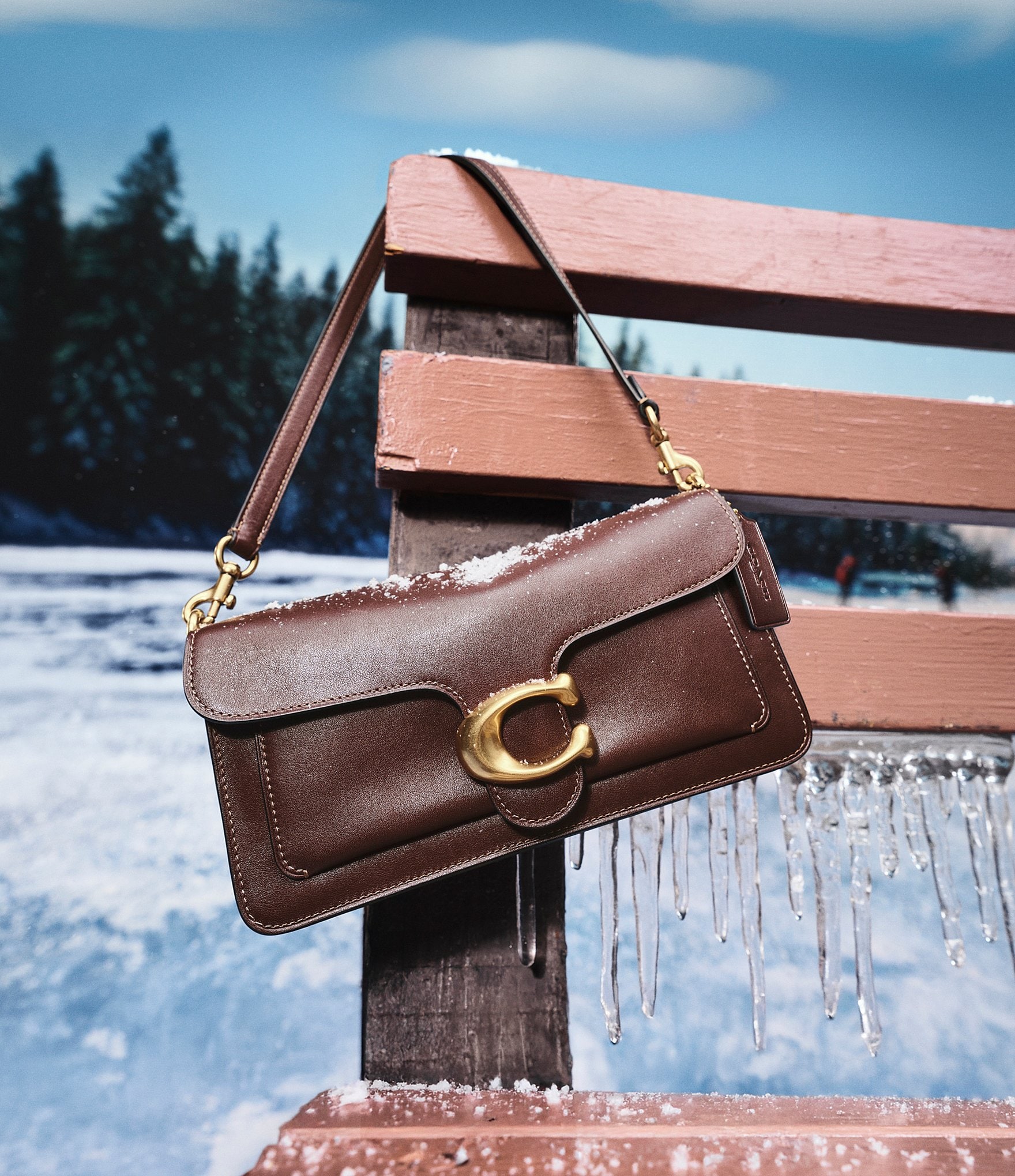 COACH Tabby Natural Grain Chain Shoulder Bag 26