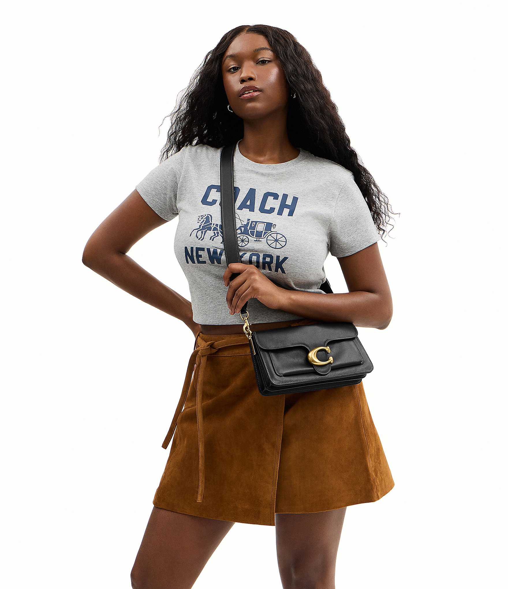 COACH Tabby 26 Smooth Leather Shoulder Bag