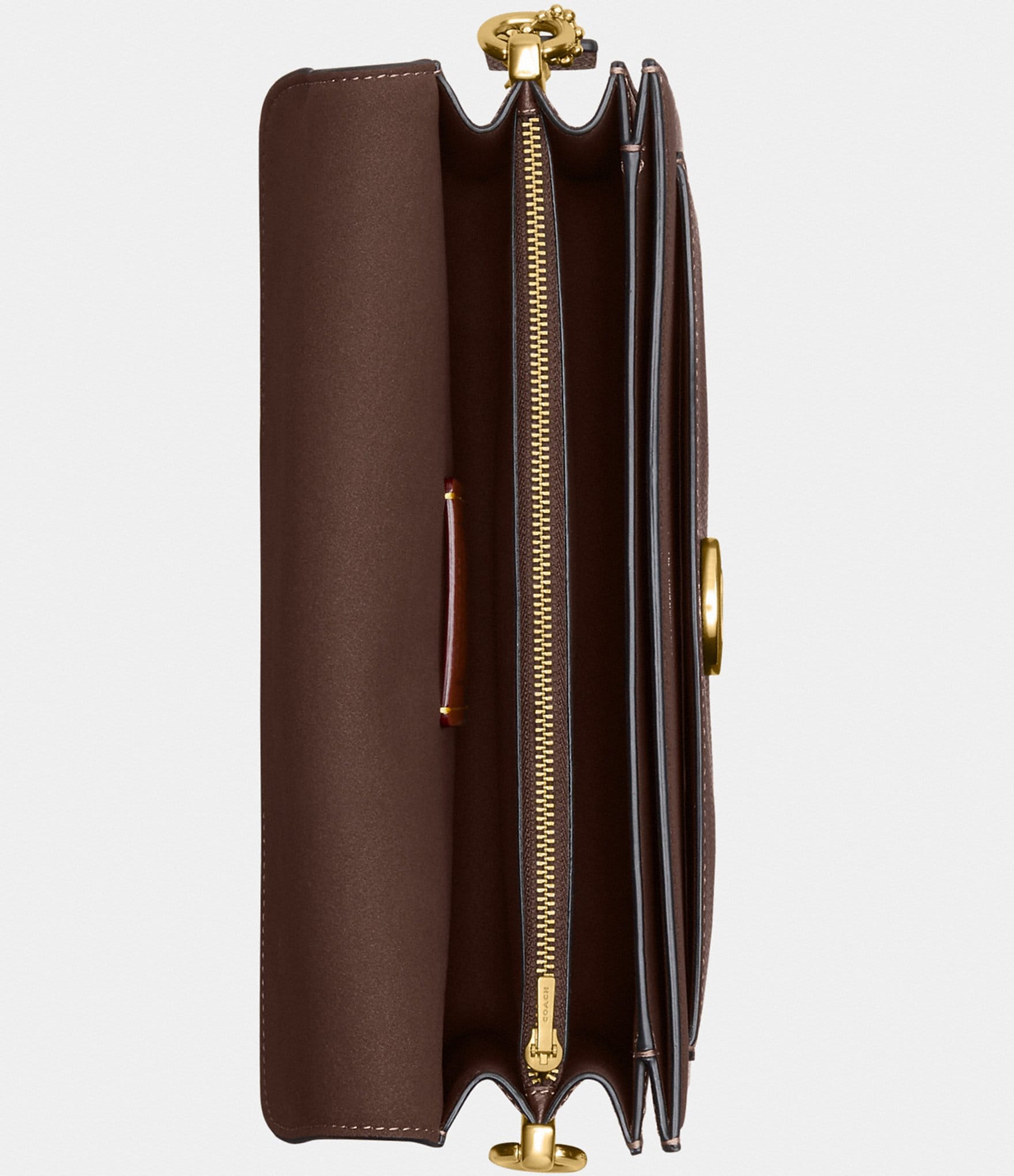 COACH Tabby 26 Pebble Leather Gold Tone Shoulder Crossbody Bag