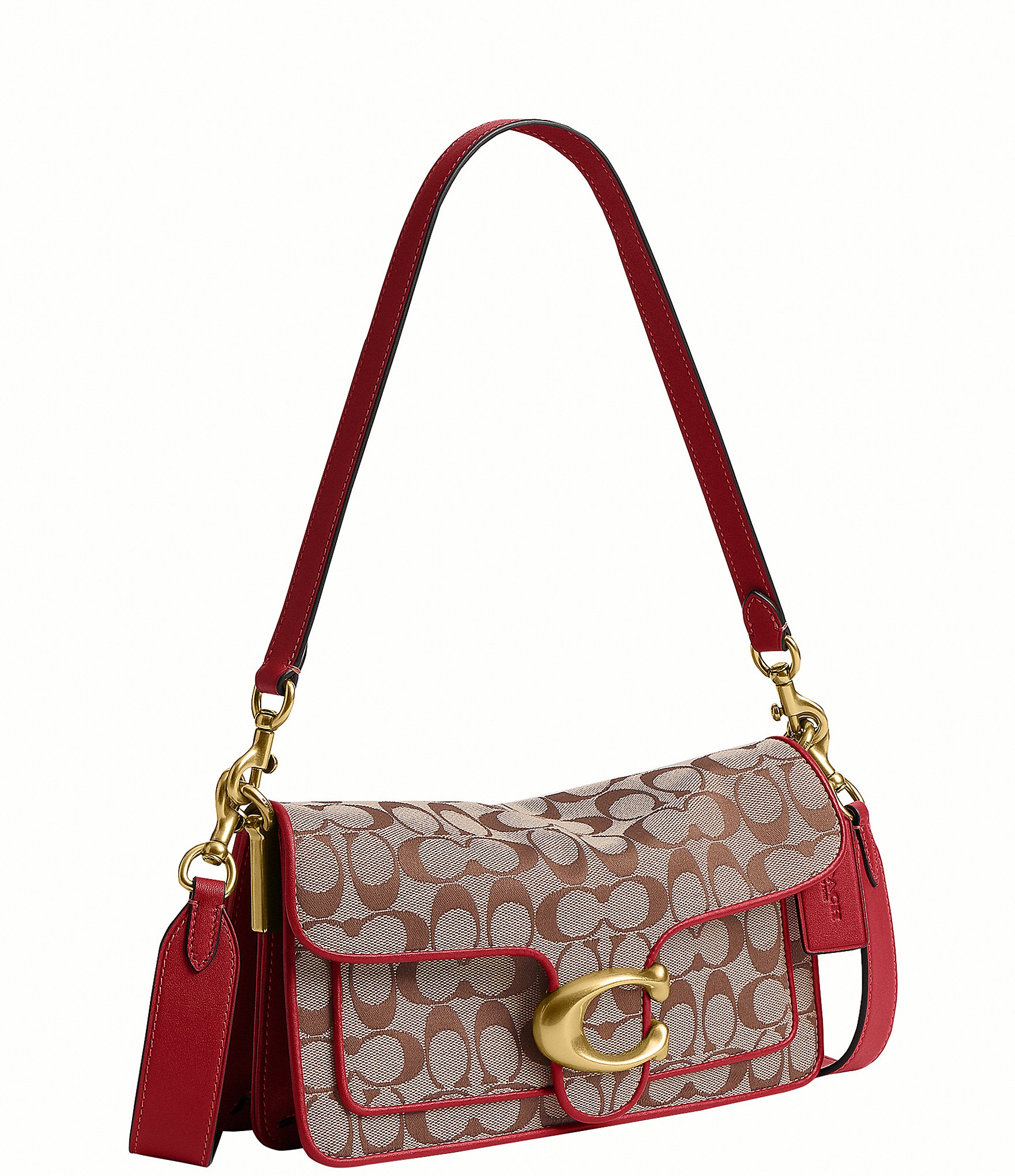 COACH Tabby 26 Signature Jacquard Shoulder Bag