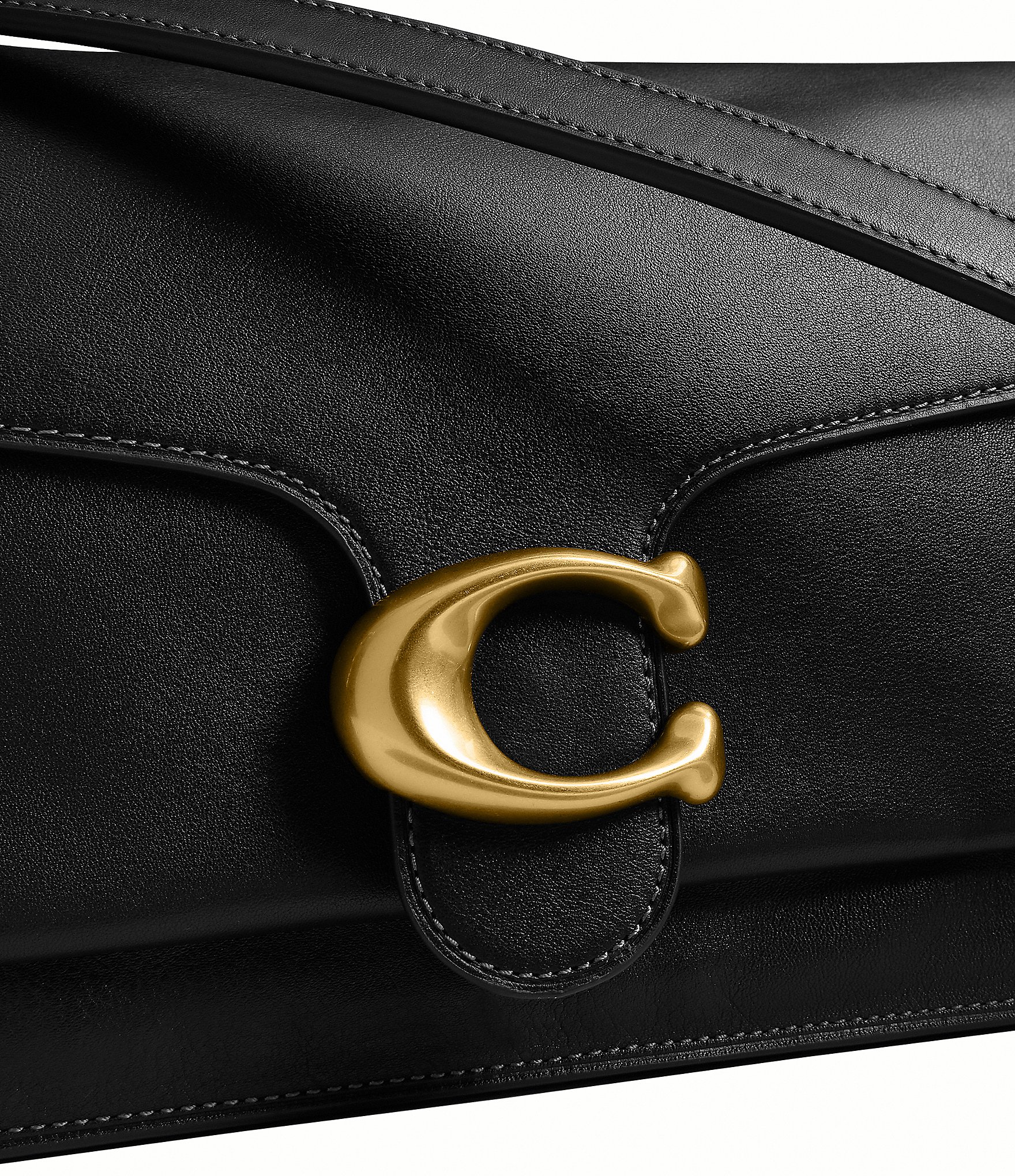 COACH Tabby 36 Leather Oversized Shoulder Bag