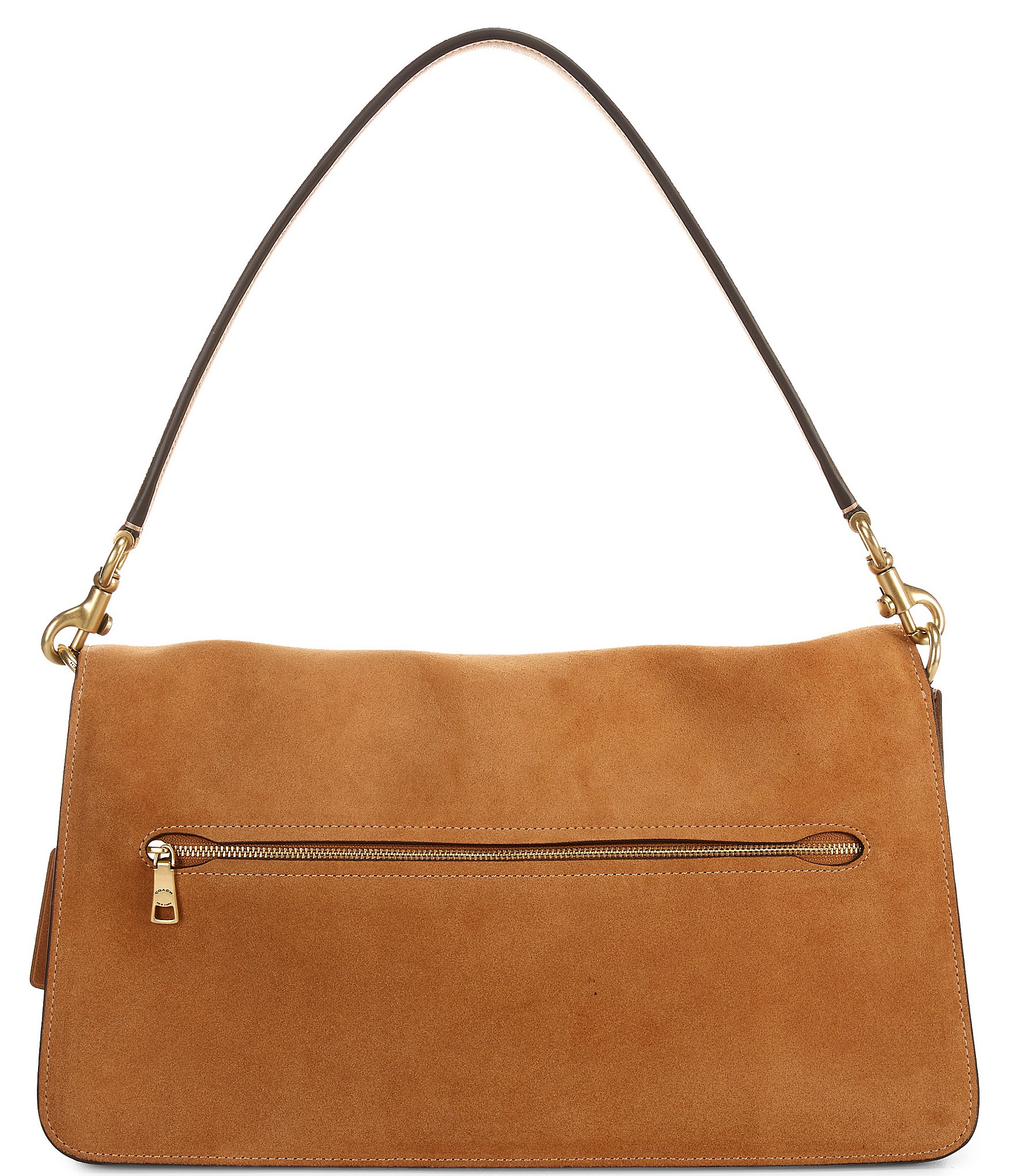 COACH Tabby 36 Suede Oversized Shoulder Bag