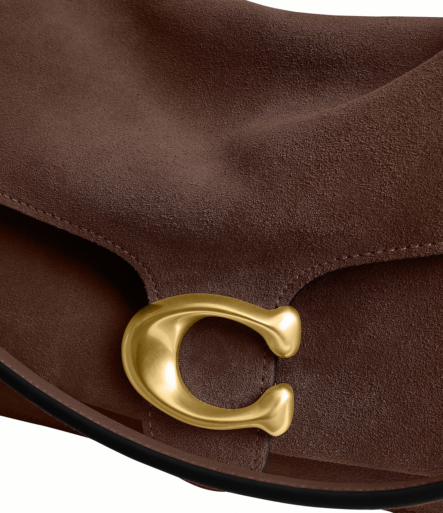 COACH Tabby 36 Suede Oversized Shoulder Bag