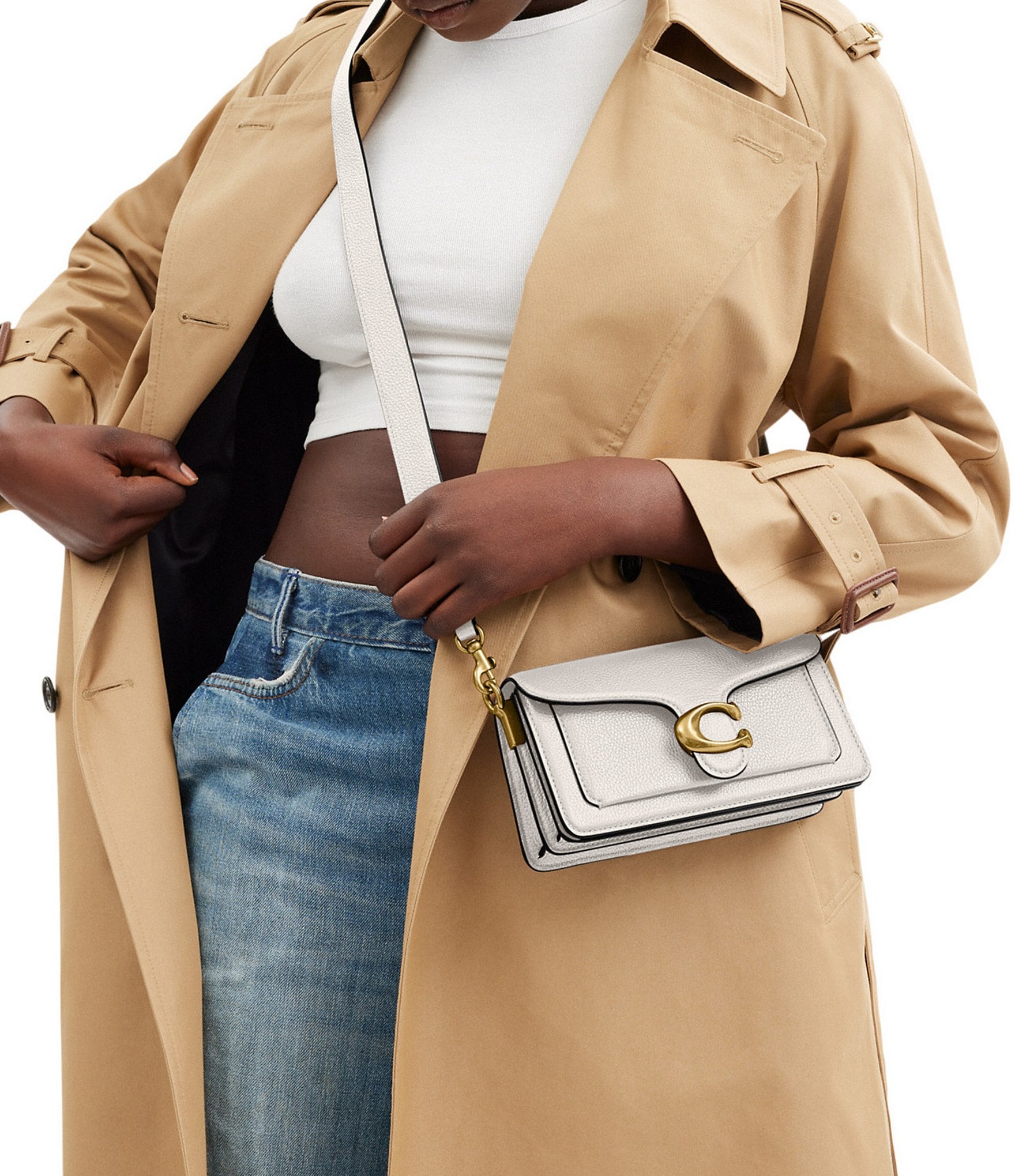 COACH Tabby 20 Pebbled Leather Shoulder Bag