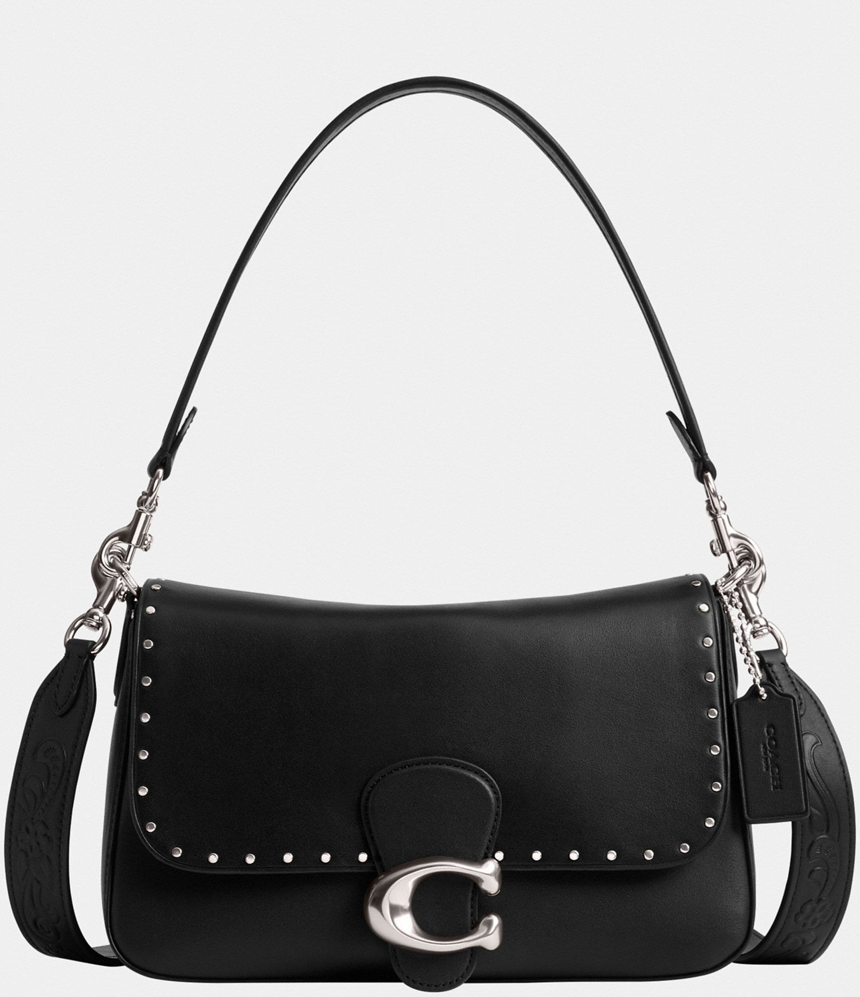 COACH Tabby With Rivets Crossbody Shoulder Bag