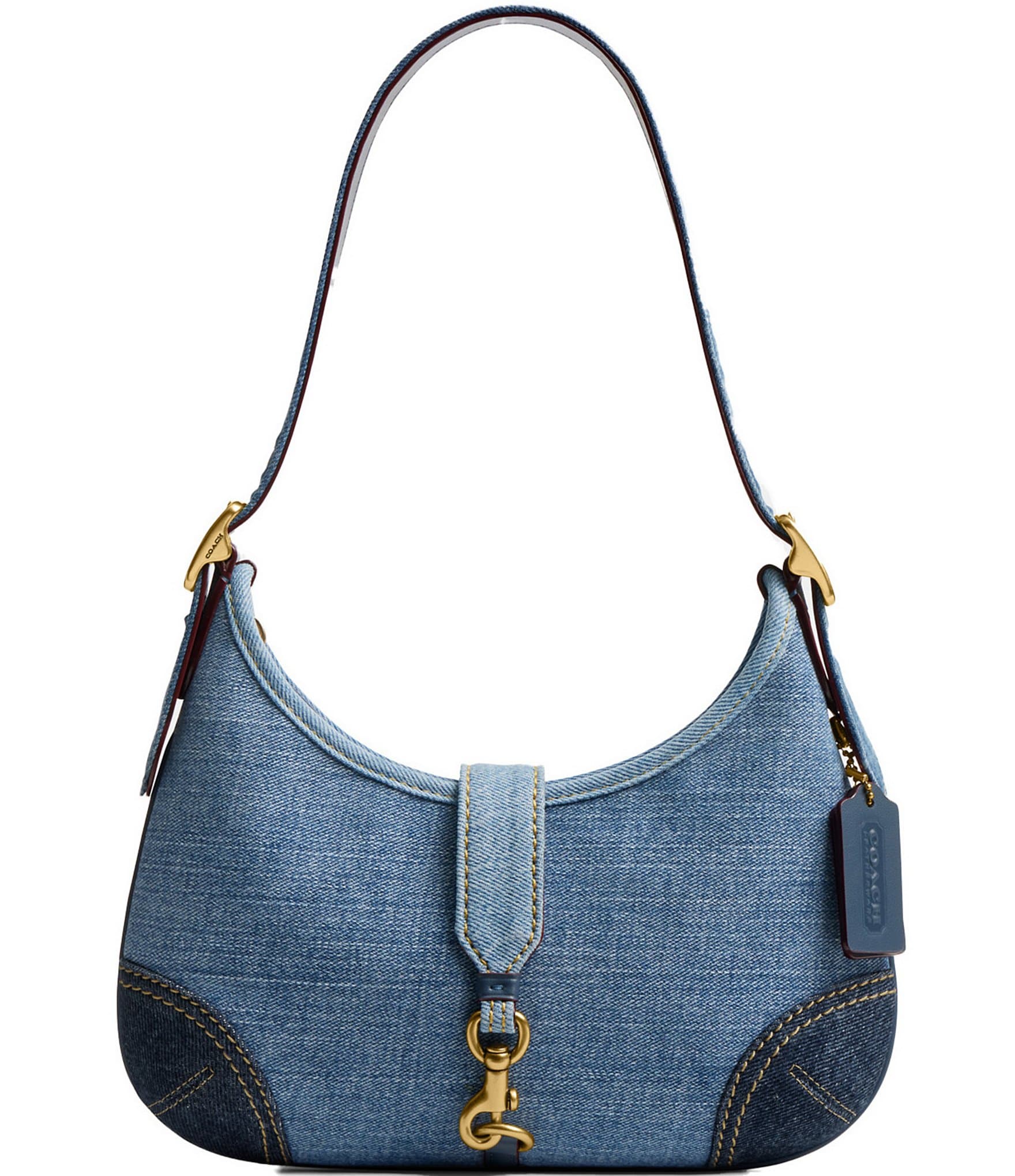 Hot Denim Coach Hobo Shoulder Bag