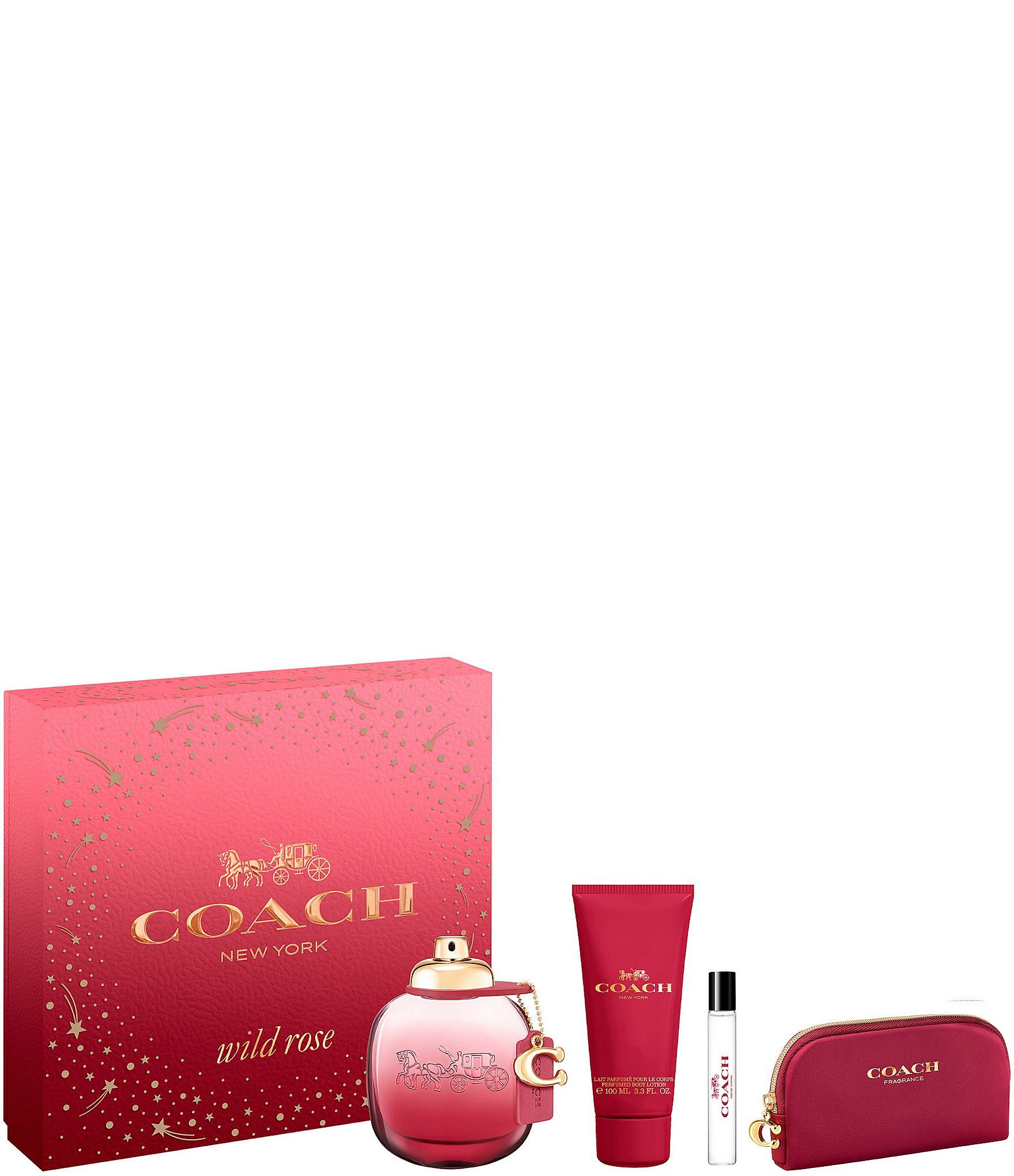 COACH Wild Rose Eau de Parfum 4-Piece Gift Set | Dillard's