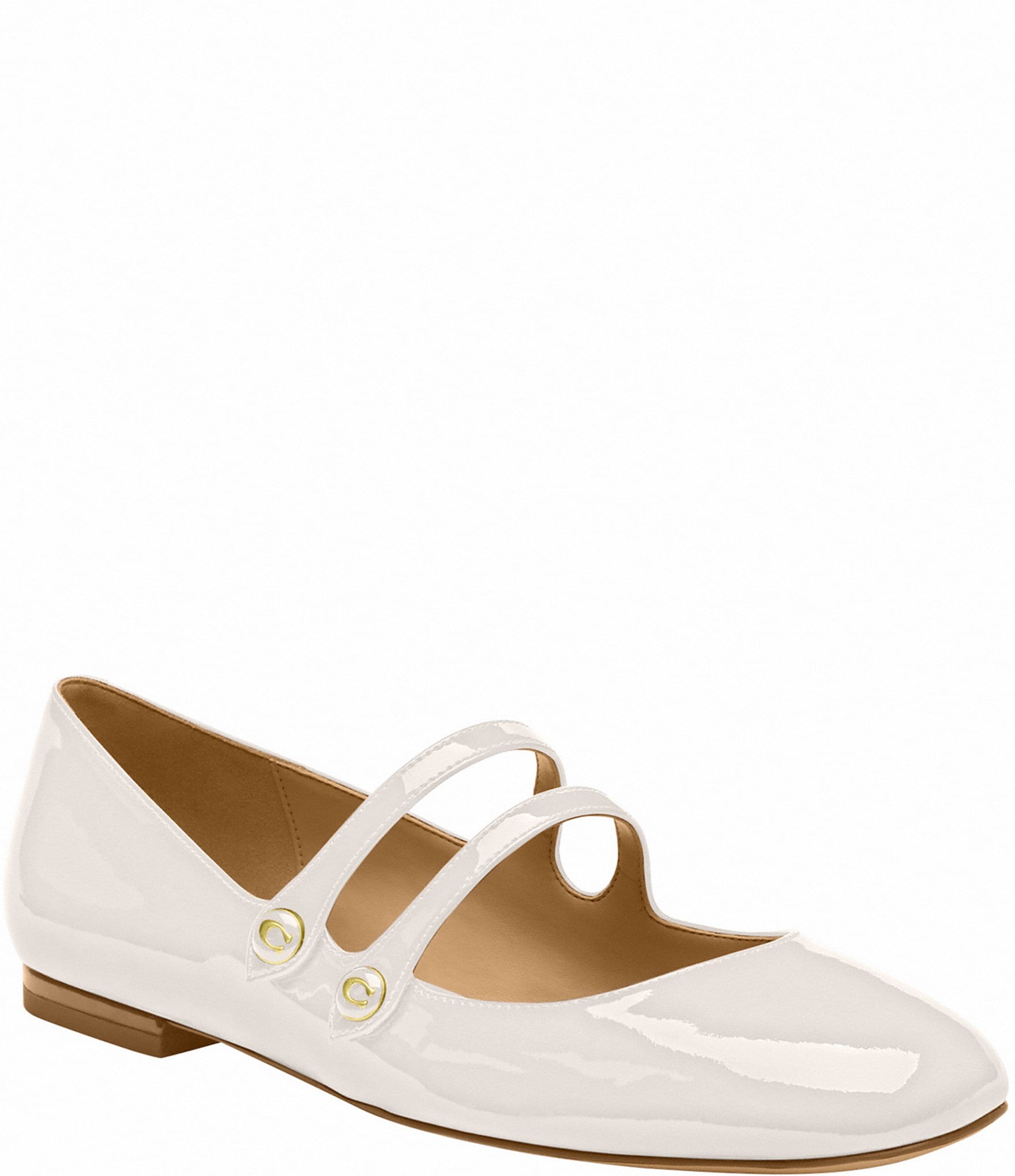 COACH Winley Patent Leather Mary Jane Pumps | Dillard's