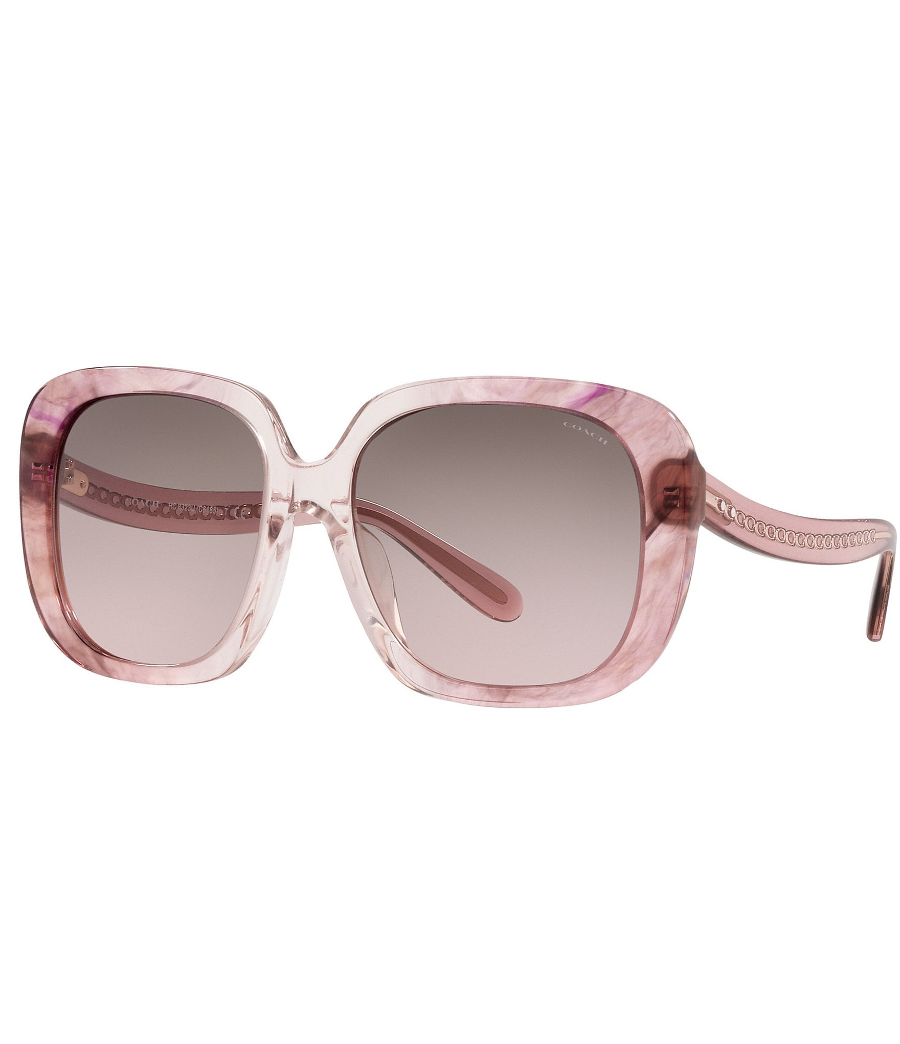 Coach Womens 0hc8323u 56mm Gradient Pink Square Sunglasses Dillards 9719