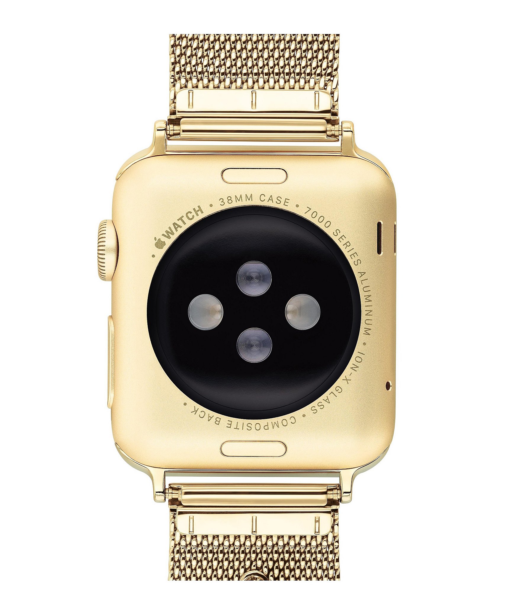 COACH Women's 38/40/41 Gold Mesh Bracelet Apple Watch Strap