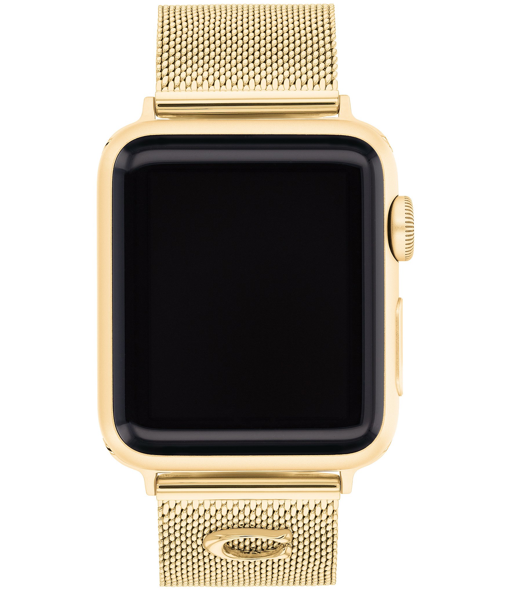 COACH Women's 38/40/41mm Stainless Steel Mesh Bracelet Strap For Apple Watch