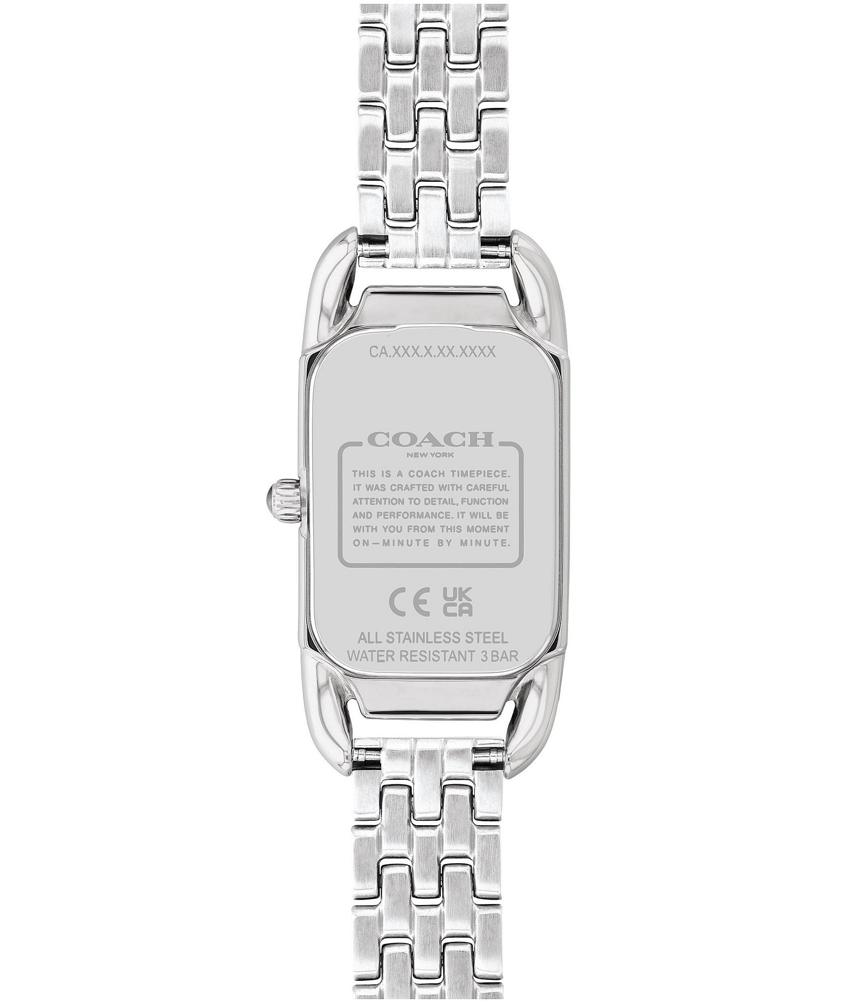 COACH Women's Cadie Quartz Analog Stainless Steel Bracelet Watch