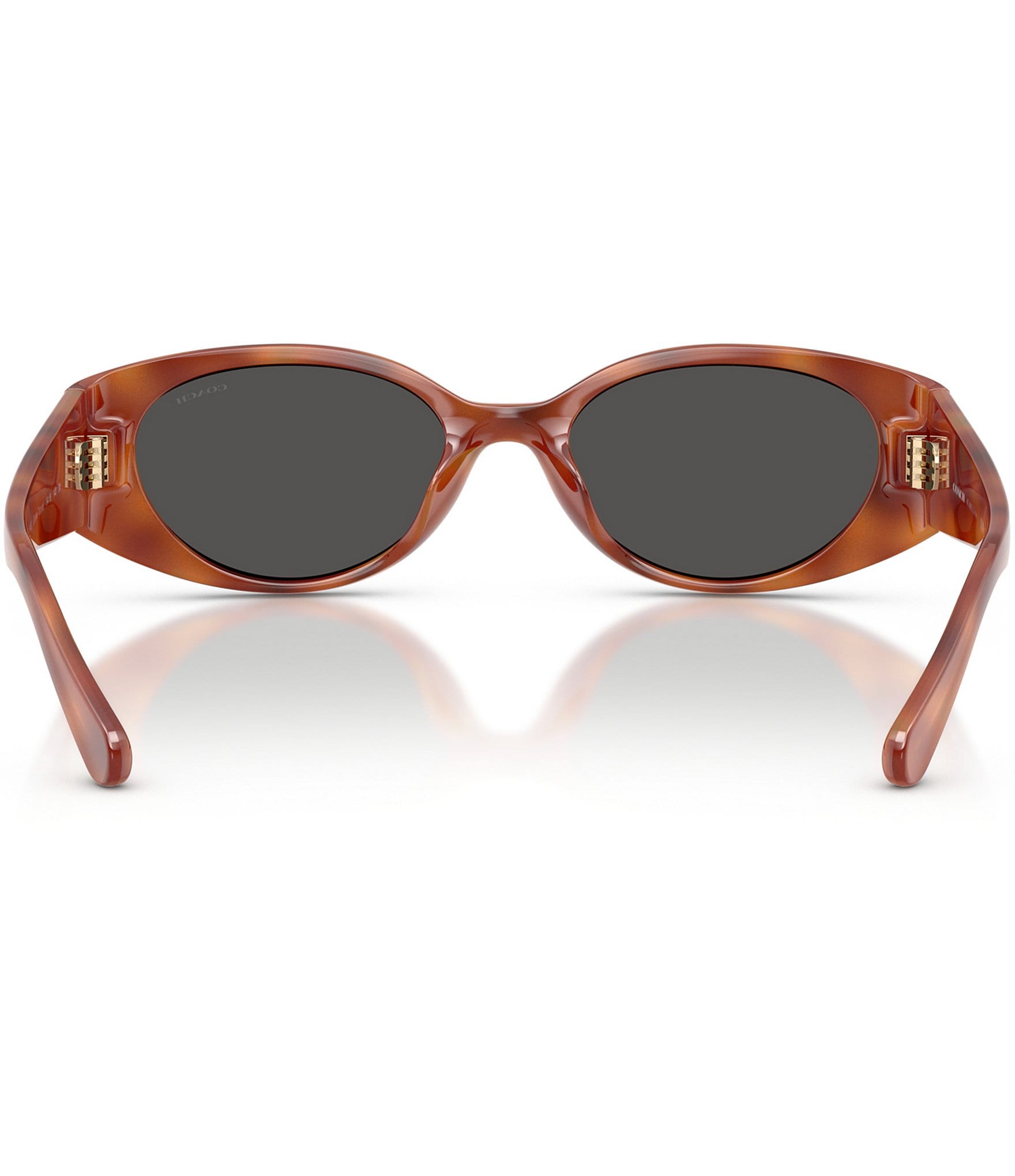 COACH Women's CFU06 54mm Oval Sunglasses