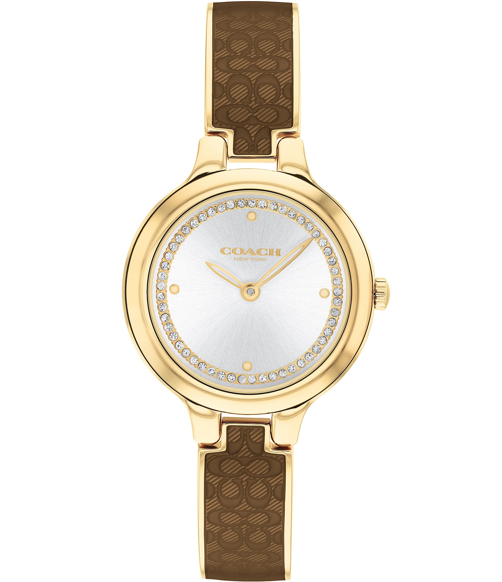 COACH Women's Chelsea Quartz Analog Gold Tone Stainless Steel 