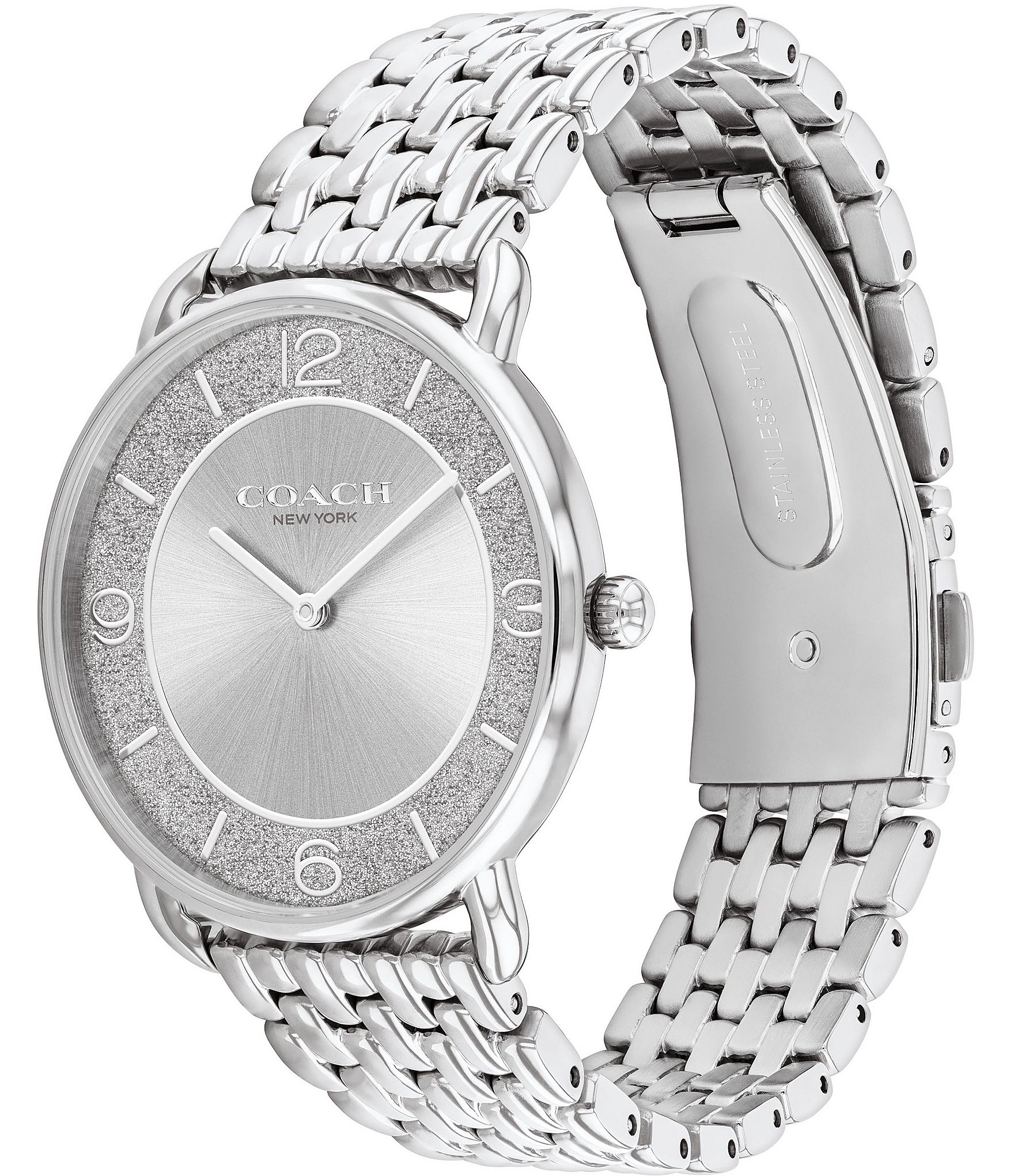 COACH Women's Elliot Quartz Analog Stainless Steel Bracelet Watch