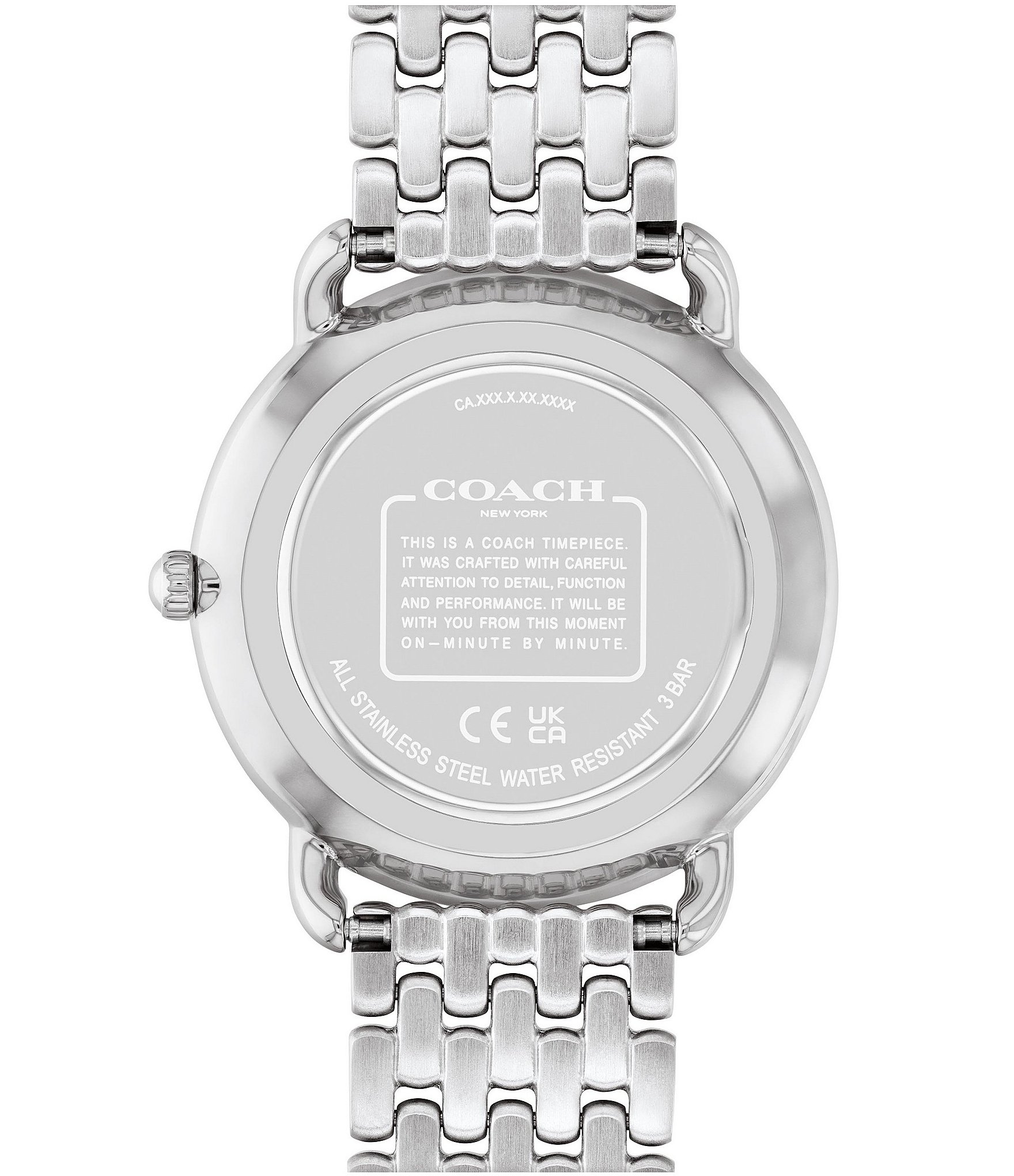 COACH Women's Elliot Quartz Analog Stainless Steel Bracelet Watch