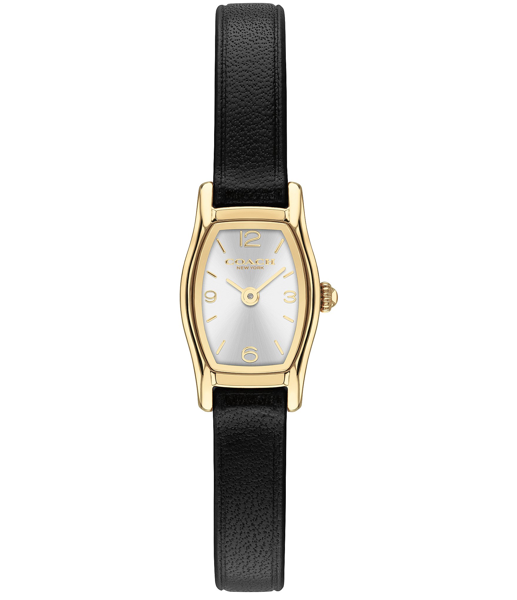 COACH Women's Greta Quartz Analog Leather Strap Watch