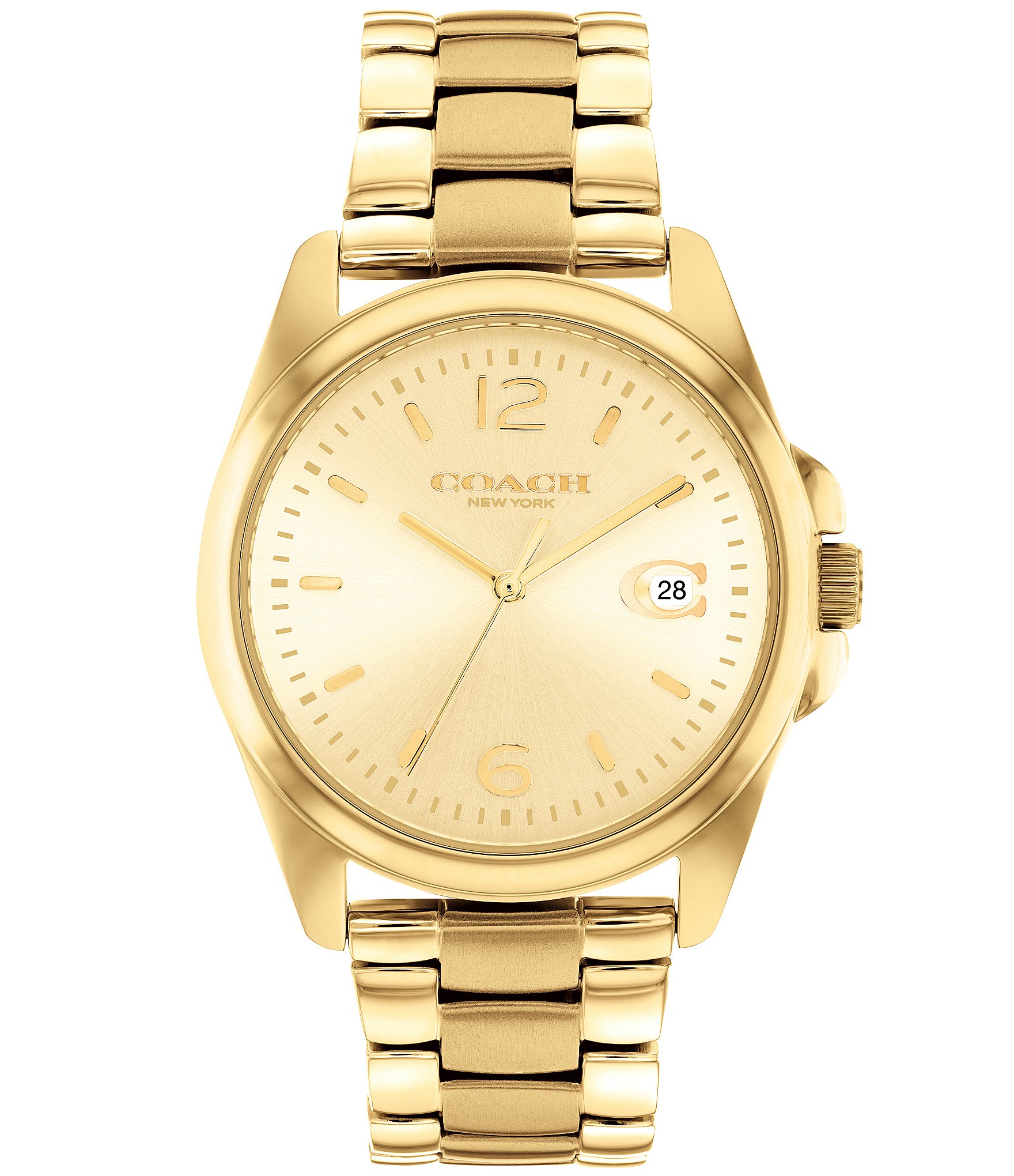 Coach gold watch ladies new arrivals