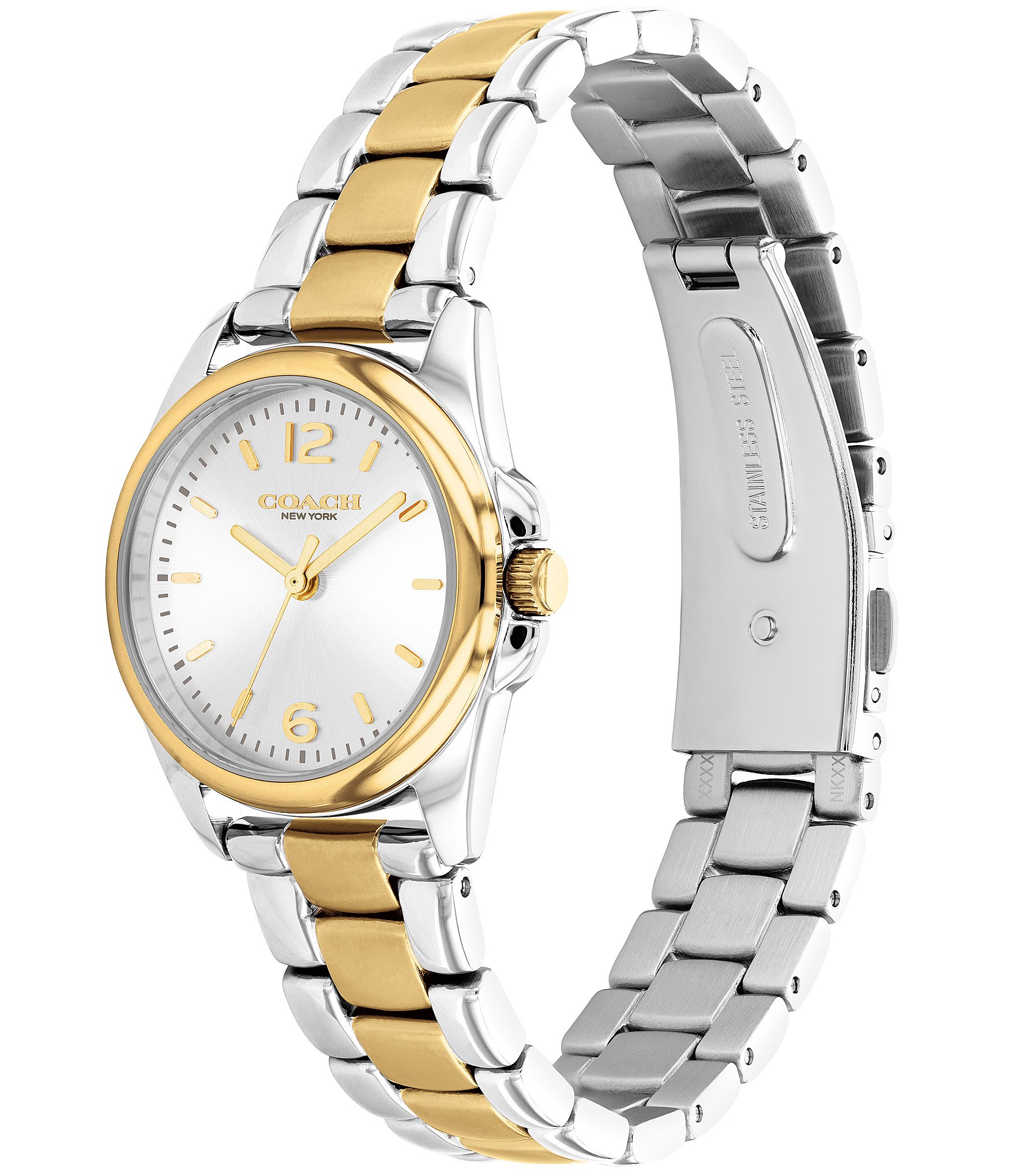 COACH Women's Greyson Two Tone Bracelet Watch