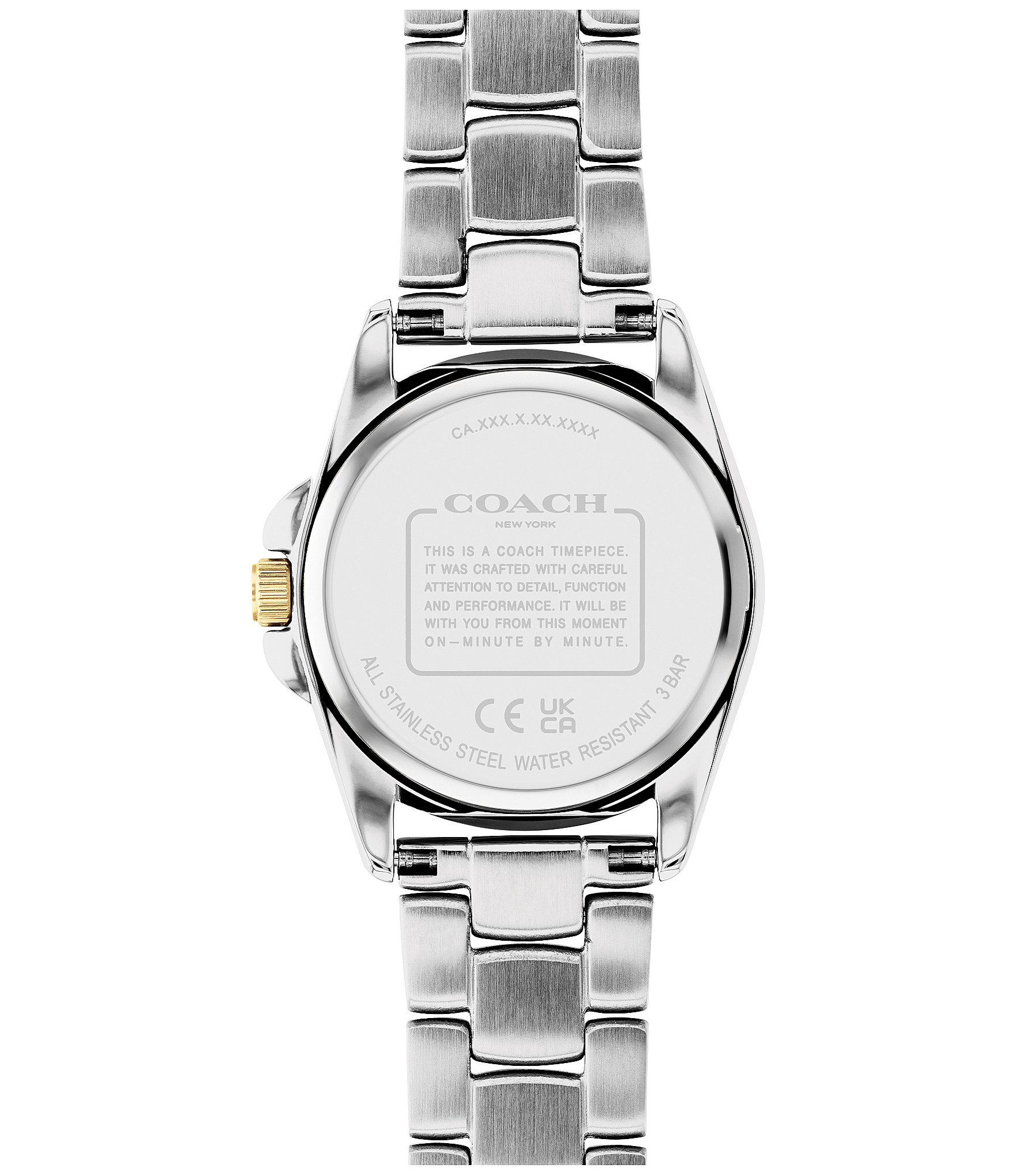 COACH Women's Greyson Two Tone Bracelet Watch