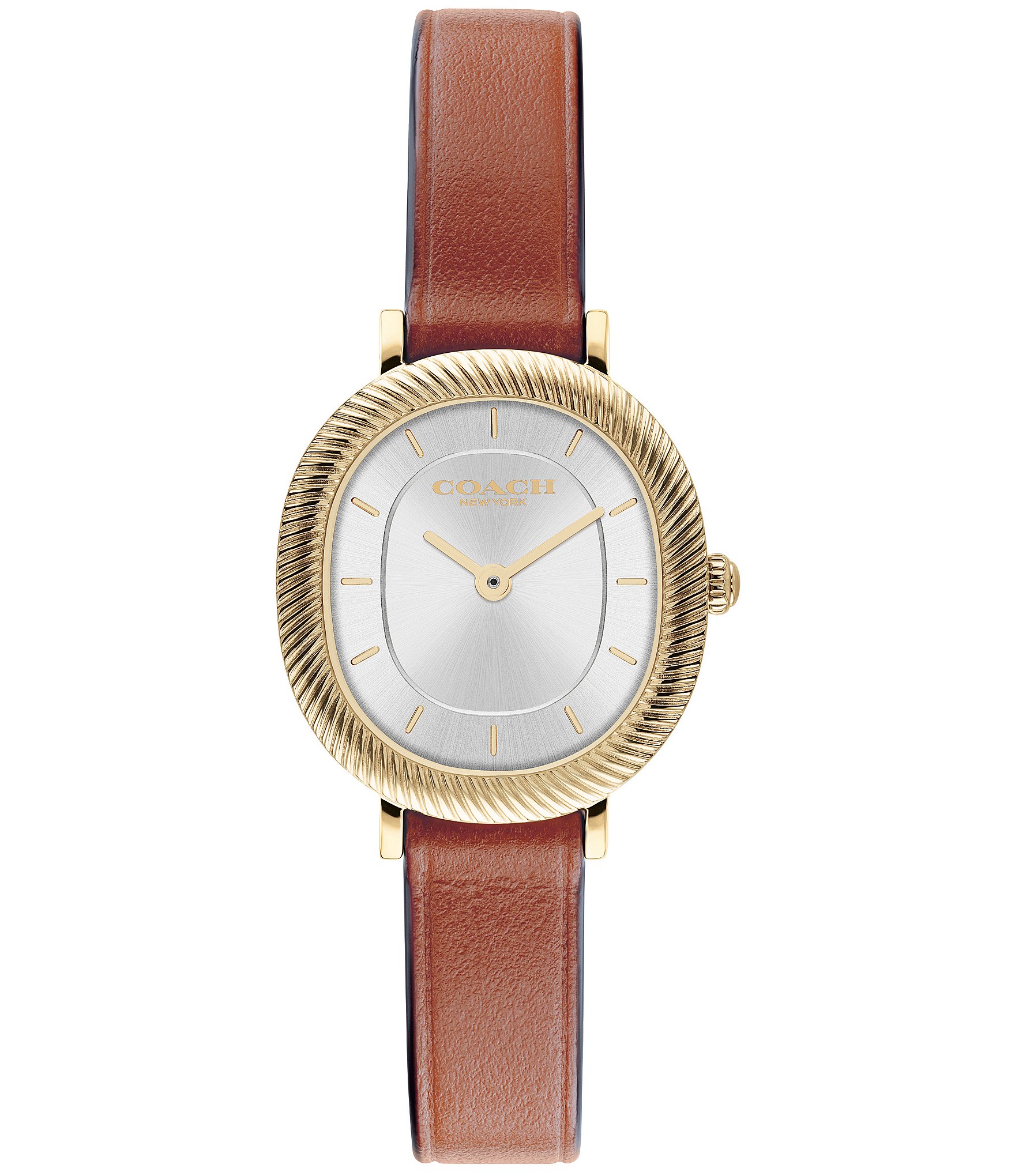 COACH Women's Harlow Quartz Analog Leather Strap Watch
