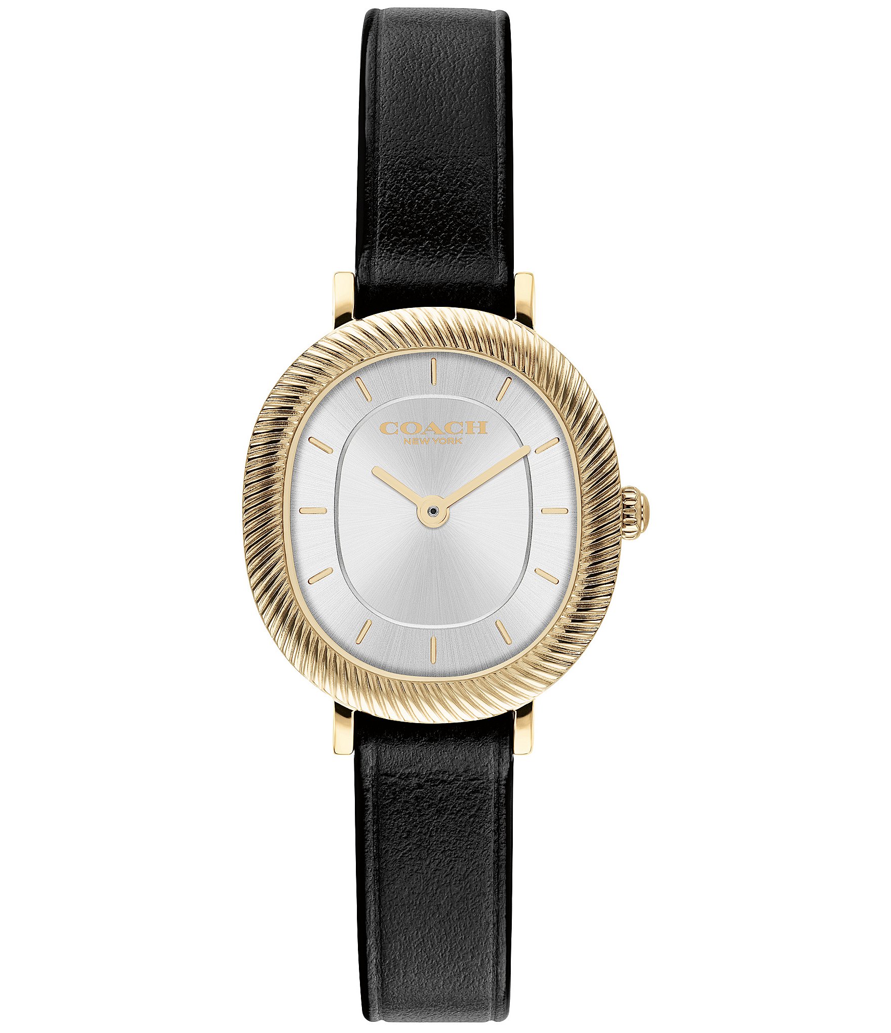 COACH Women's Harlow Quartz Analog Leather Strap Watch