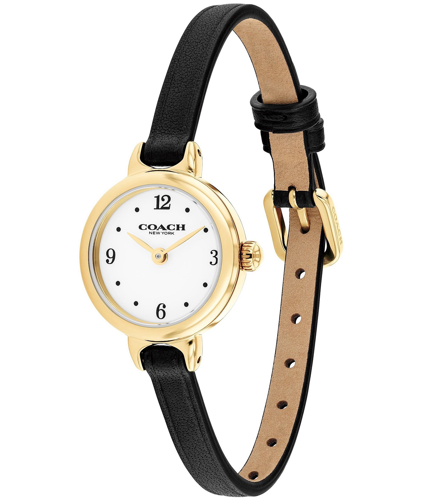COACH Women's Iris Quartz Analog Leather Strap Watch Set
