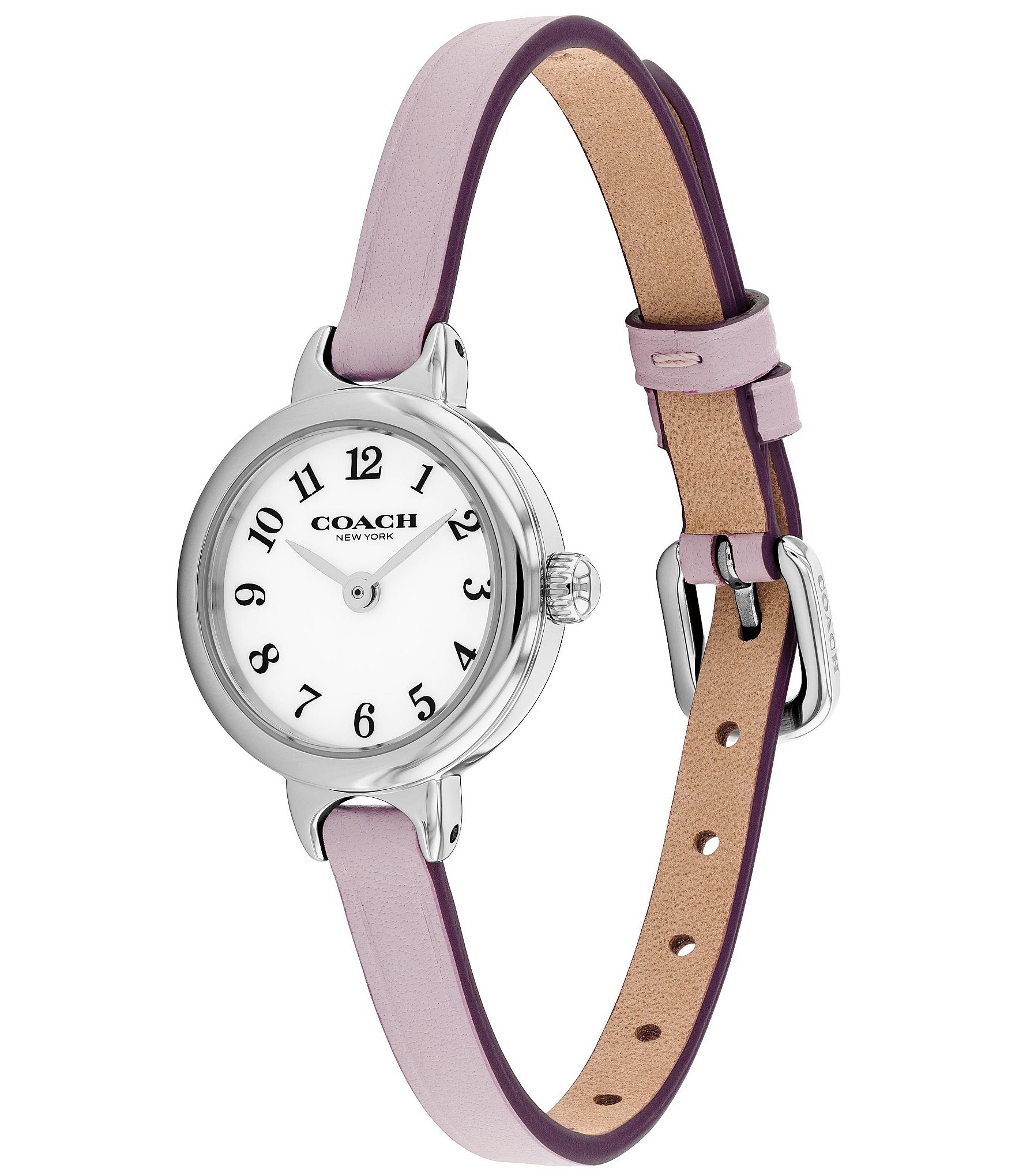 COACH Women's Iris Quartz Analog Leather Strap Watch