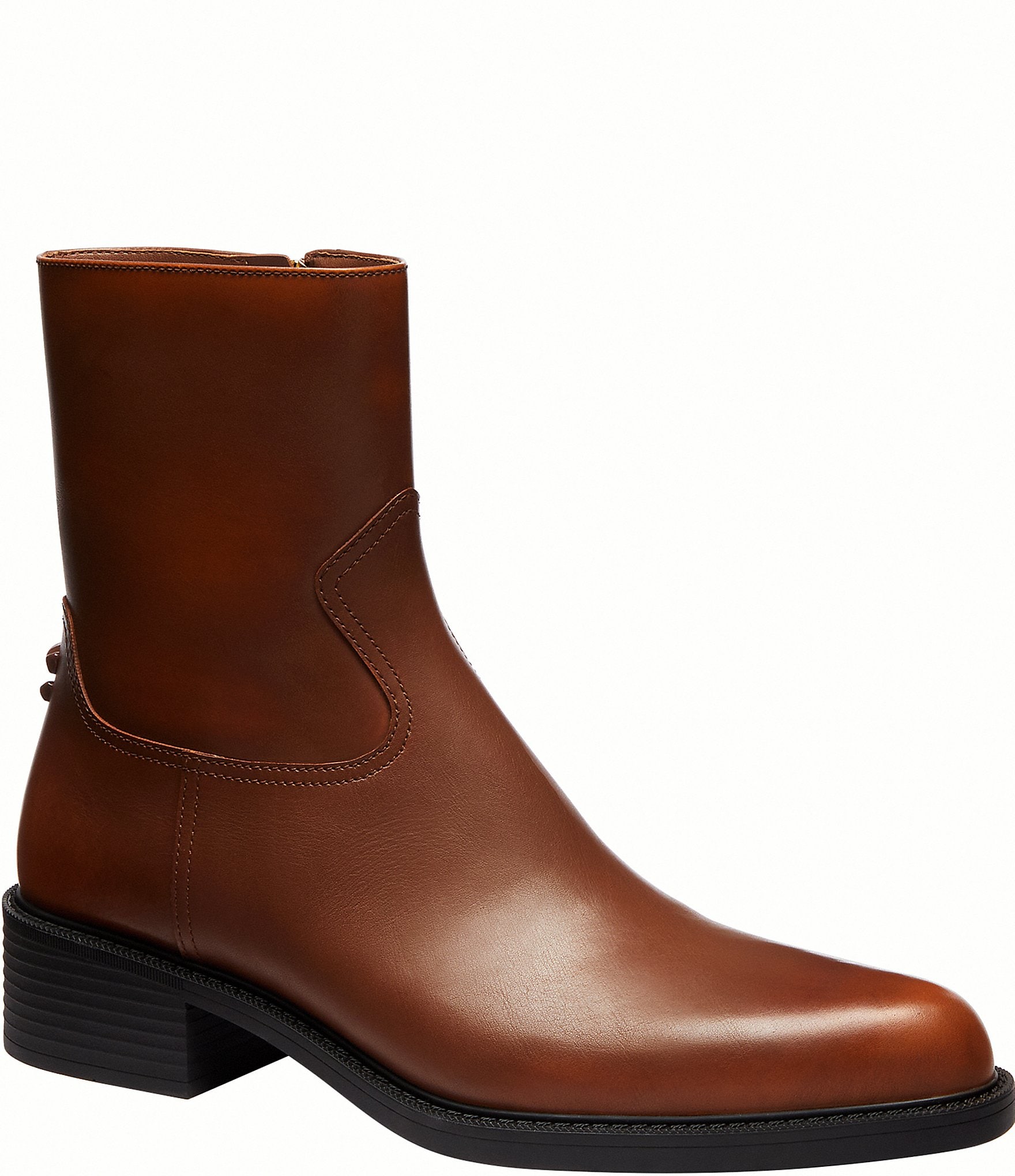 COACH Women's Leather Pointed Toe Booties