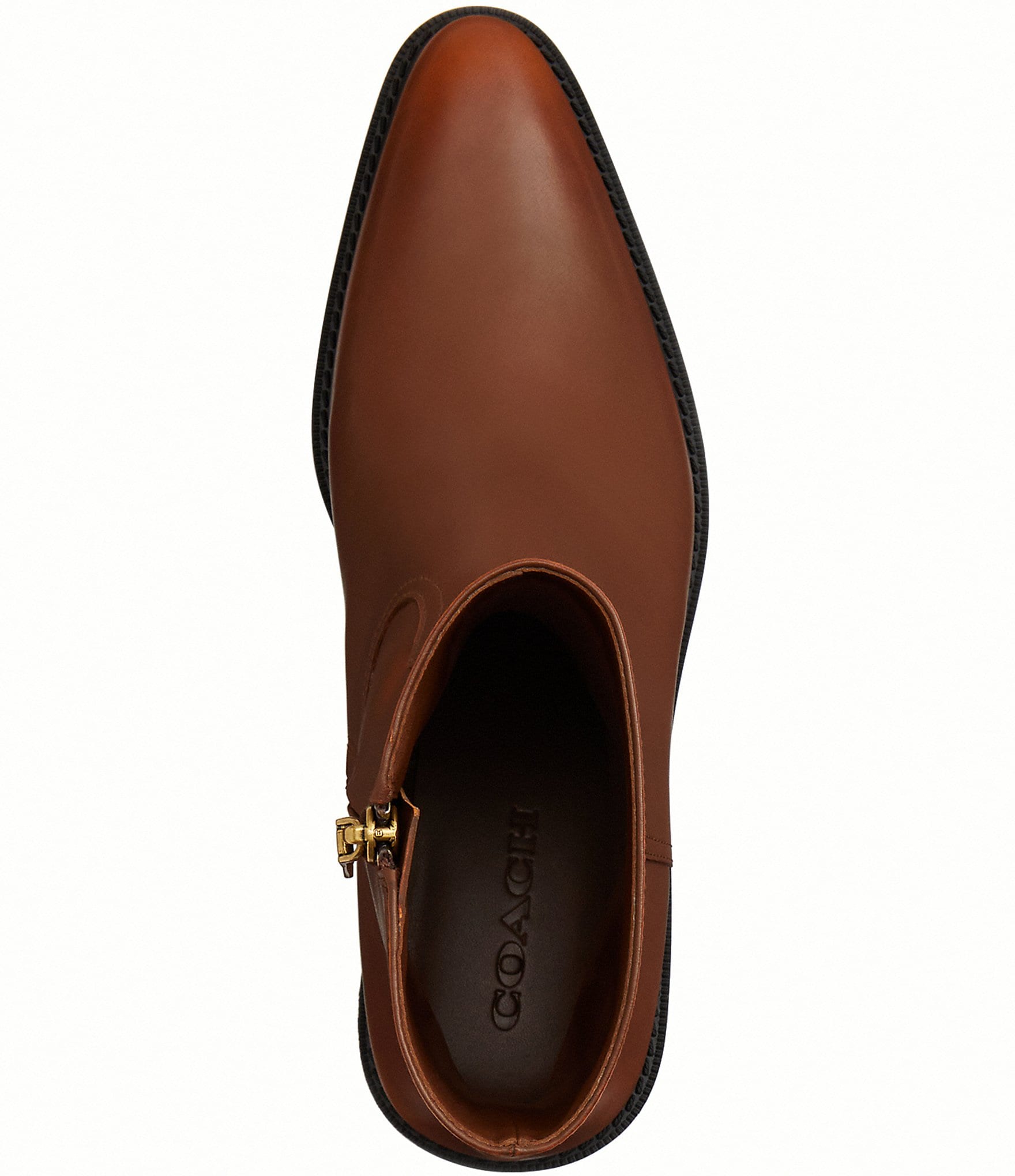 COACH Women's Leather Pointed Toe Booties