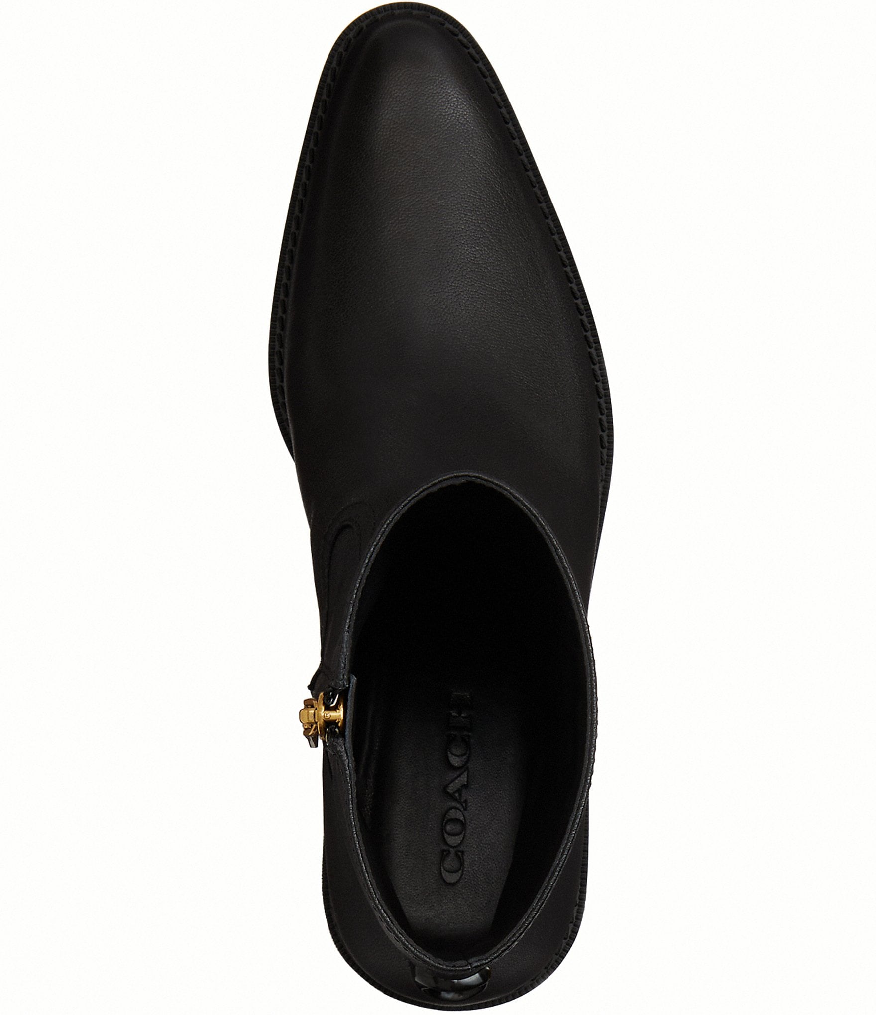 COACH Women's Leather Pointed Toe Booties