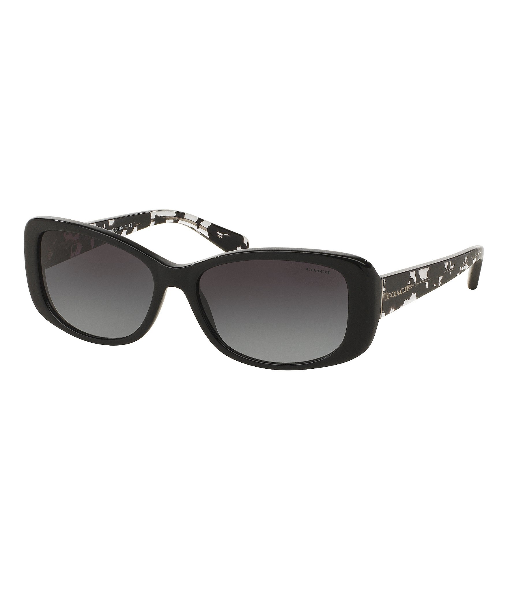 COACH Rectangular Gradient Lens Sunglasses