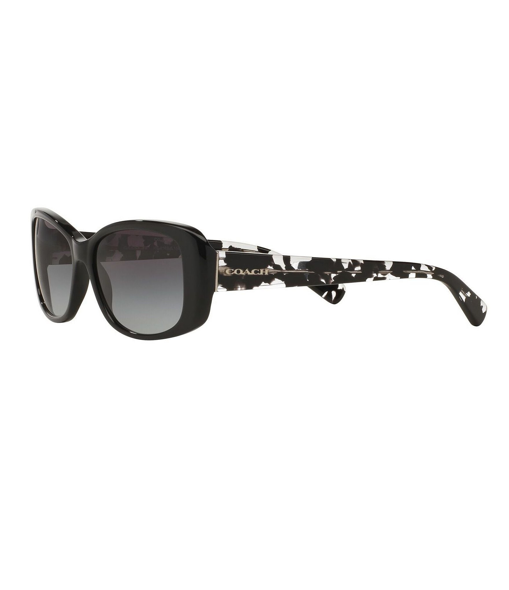 COACH Rectangular Gradient Lens Sunglasses