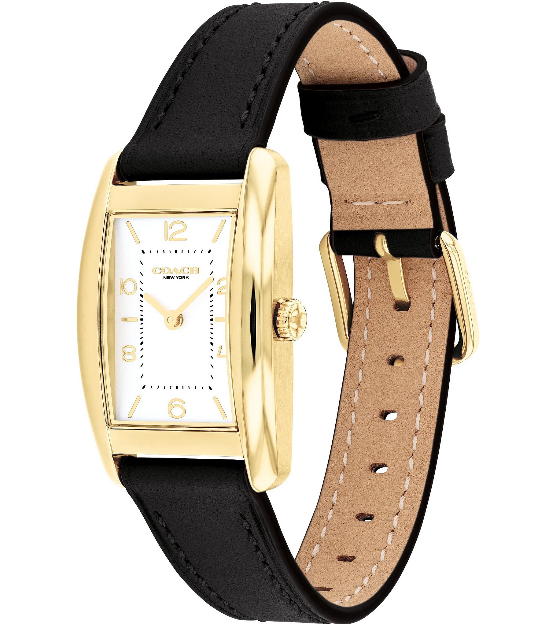 COACH Women's Reese Quartz Analog Leather Strap Watch