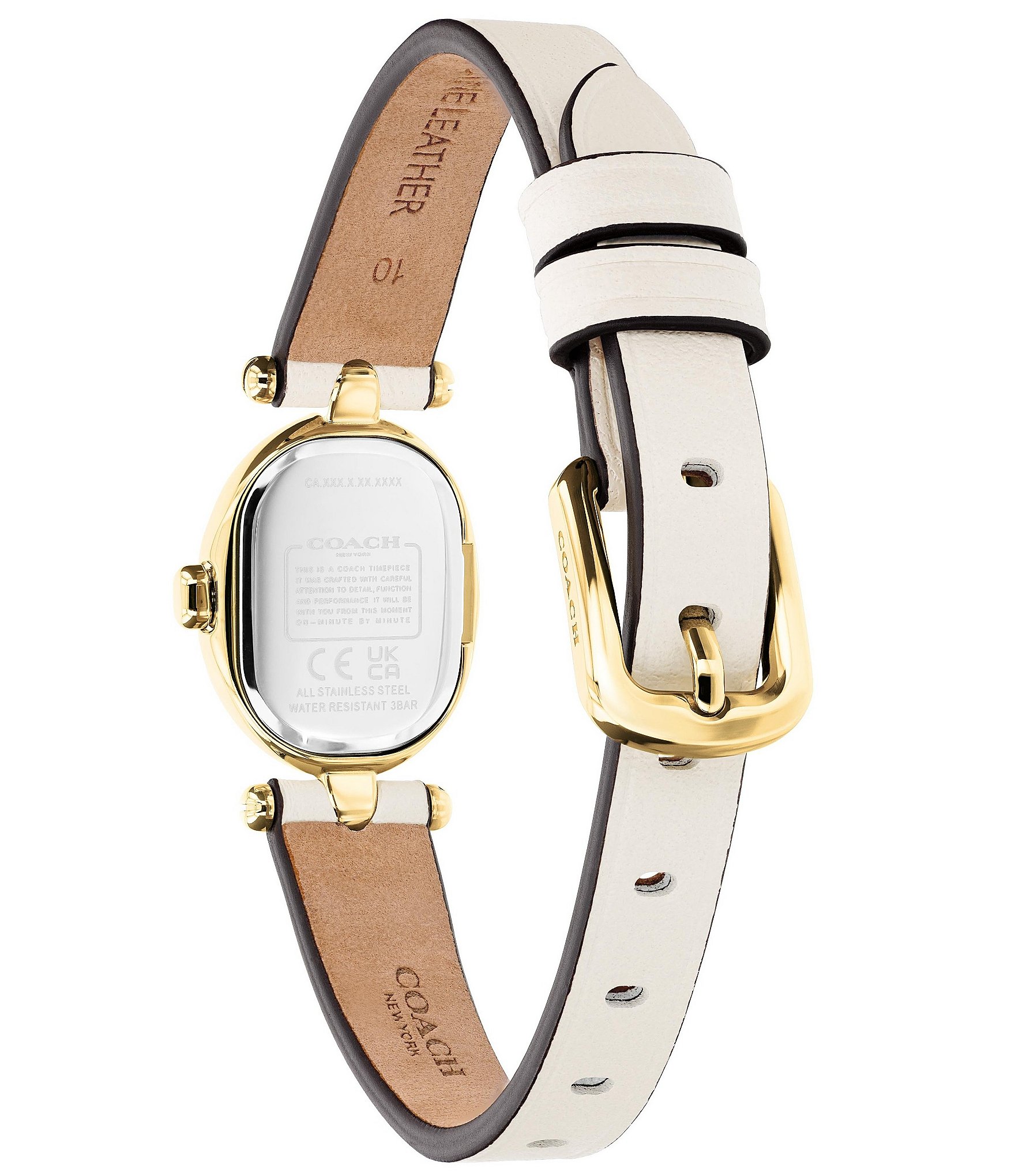 COACH Women's Sammy Quartz Analog Leather Strap Watch