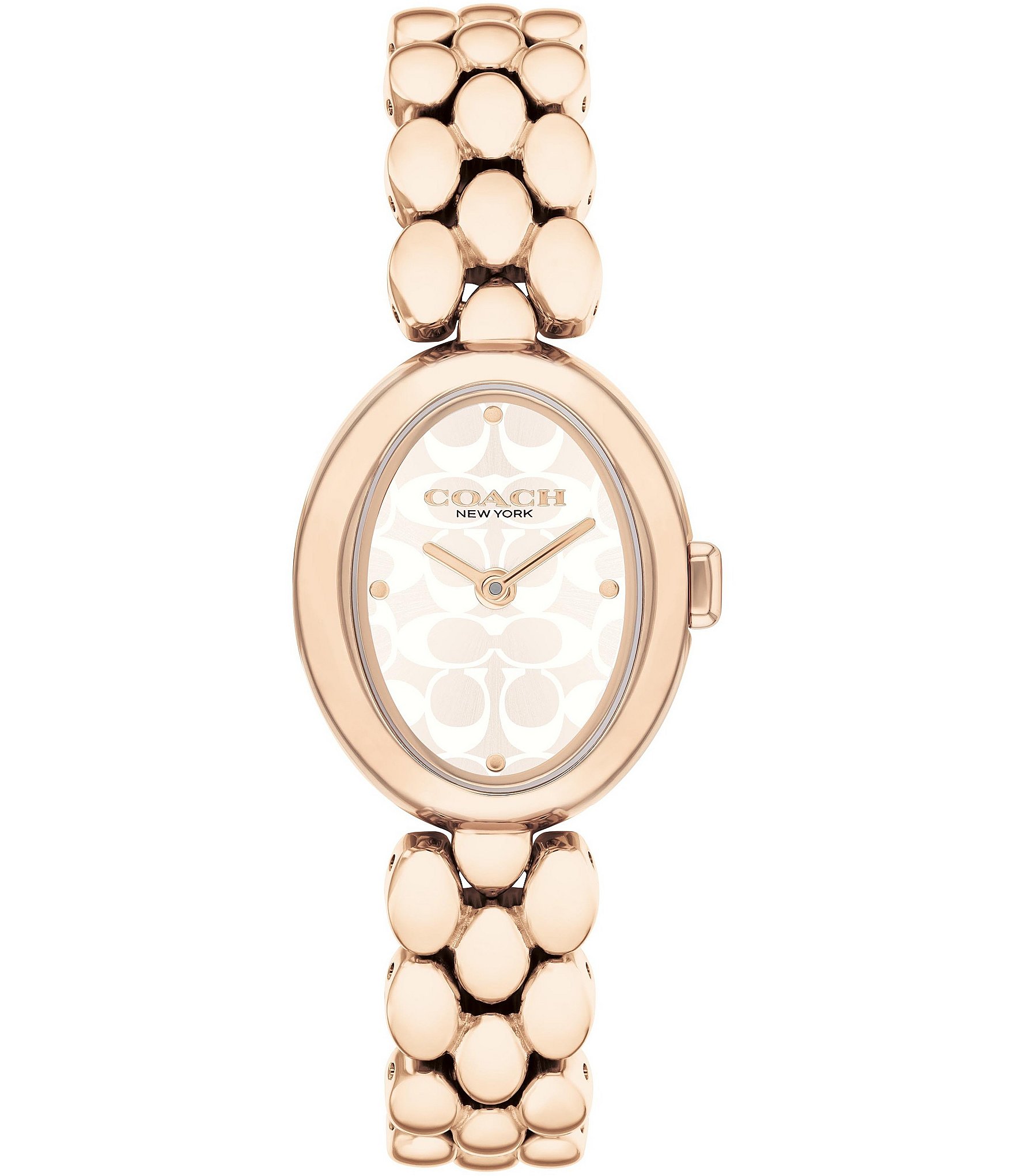 COACH Women's Sammy Quartz Analog Rose Gold Tone Stainless Steel Bracelet Watch